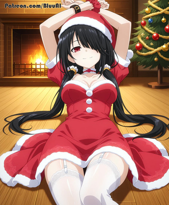 Bluu Ai Tokisaki Kurumi  Date a Live Christmas 2025 cover