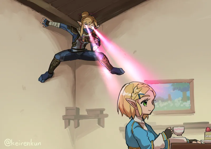 Zelda art - 松本痙  @keirenkun page 10 full