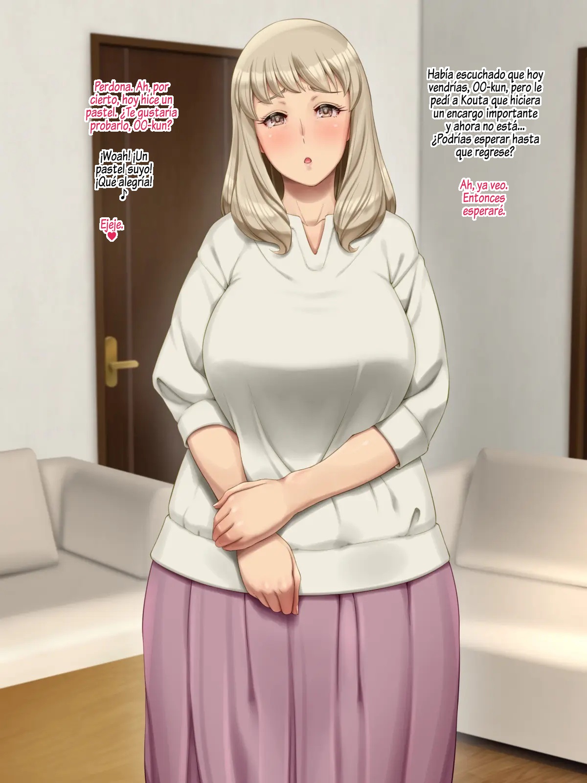 Fuwafuwa Yasashii Oba-san no Onanie o Nozoichattara page 4 full