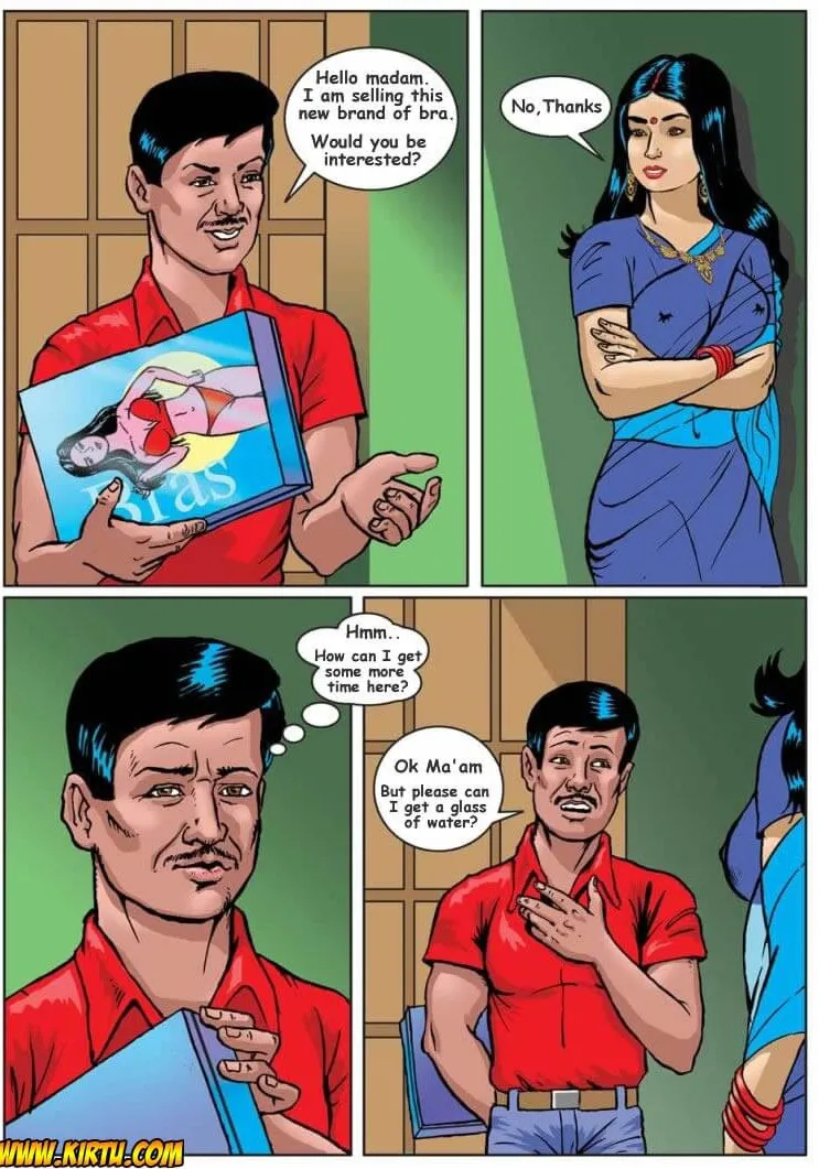 Savita Bhabhi Episode 1 Bra Salesman page 3 full