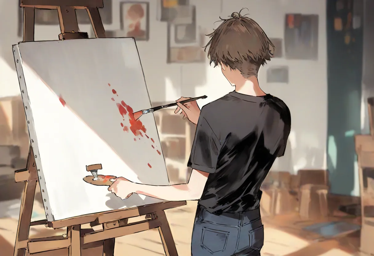 【cl-_-lo】【AI Generated】 才能に寝取られる話 page 3 full