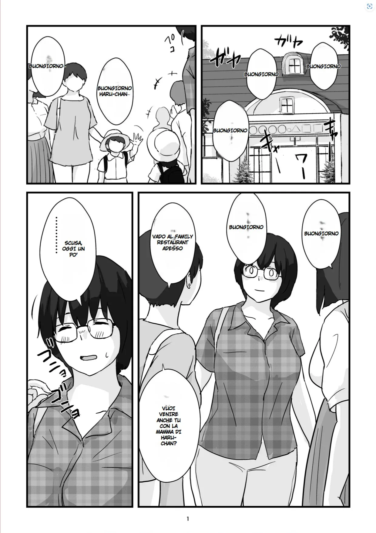Boshi Kōbi Mama Shūdan Kan Daigakusei Musuko to Rareta mama page 1 full