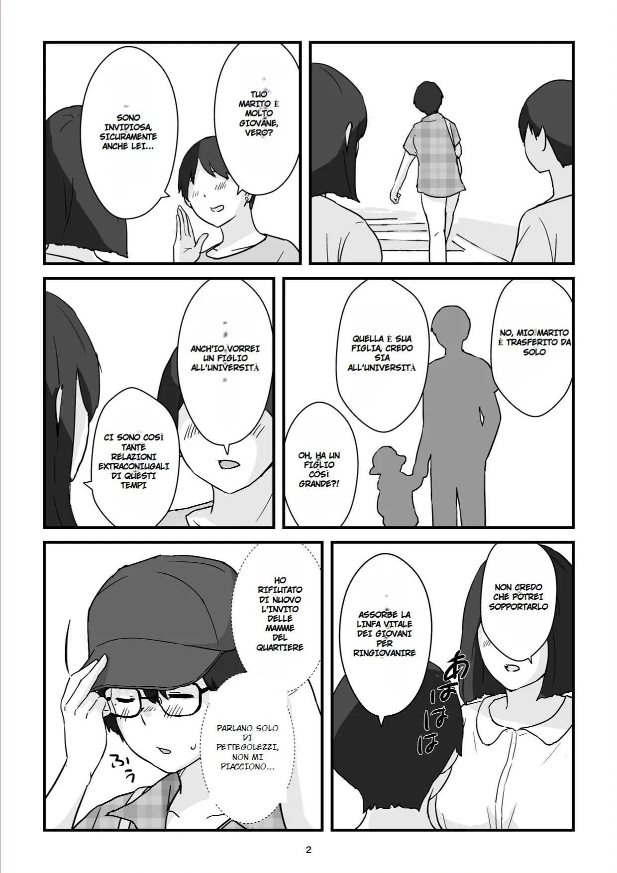 Boshi Kōbi Mama Shūdan Kan Daigakusei Musuko to Rareta mama page 2 full