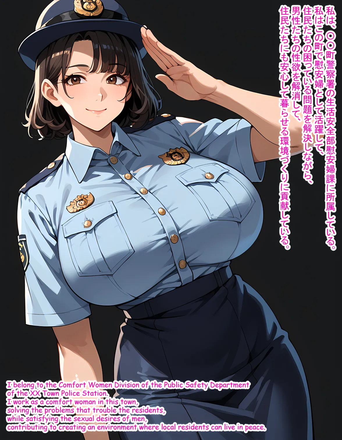 A World where Policewomen take care of Men's cocks as Comfort Women, Wife Seduce 173 page 8 full