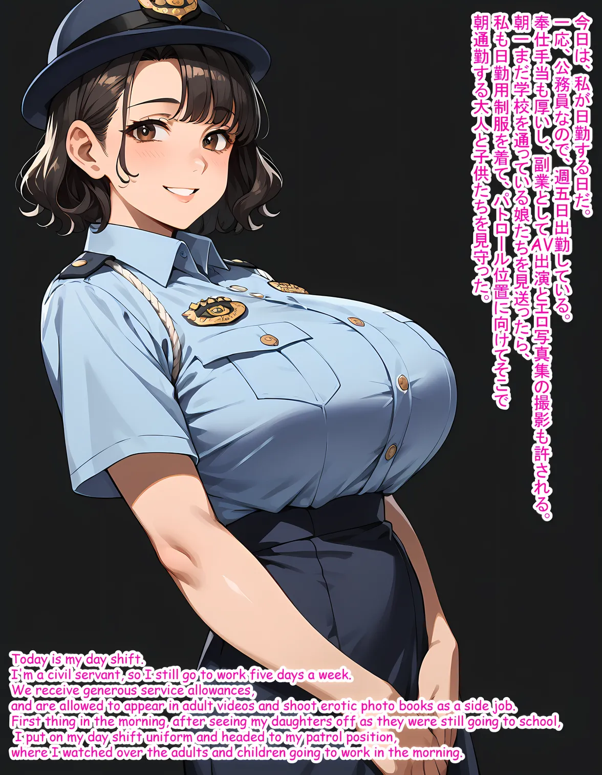 A World where Policewomen take care of Men's cocks as Comfort Women, Wife Seduce 173 page 9 full