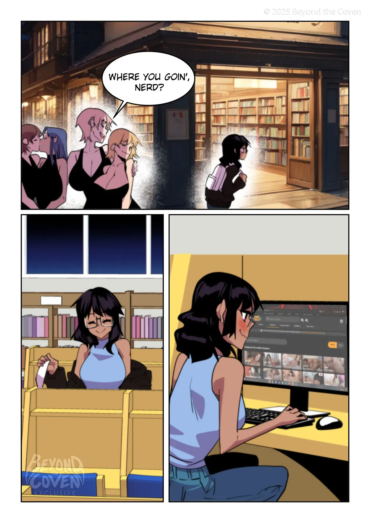 Quiet in the Library page 2 full