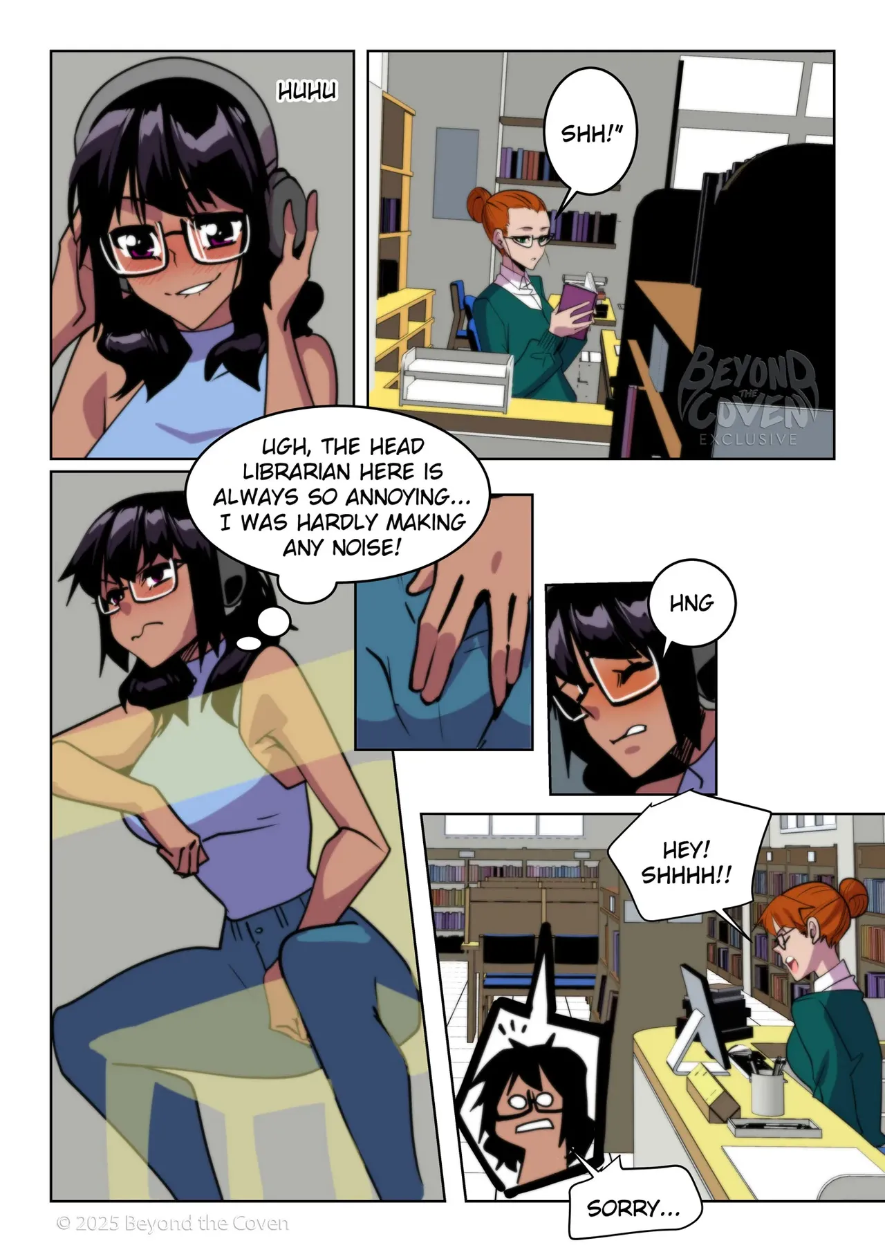 Quiet in the Library page 3 full