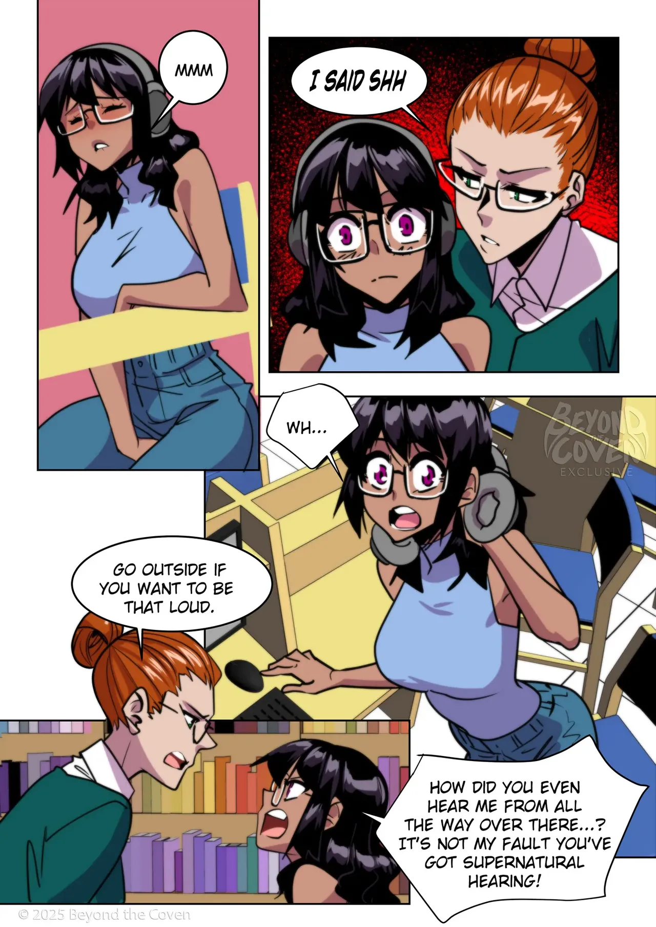 Quiet in the Library page 4 full