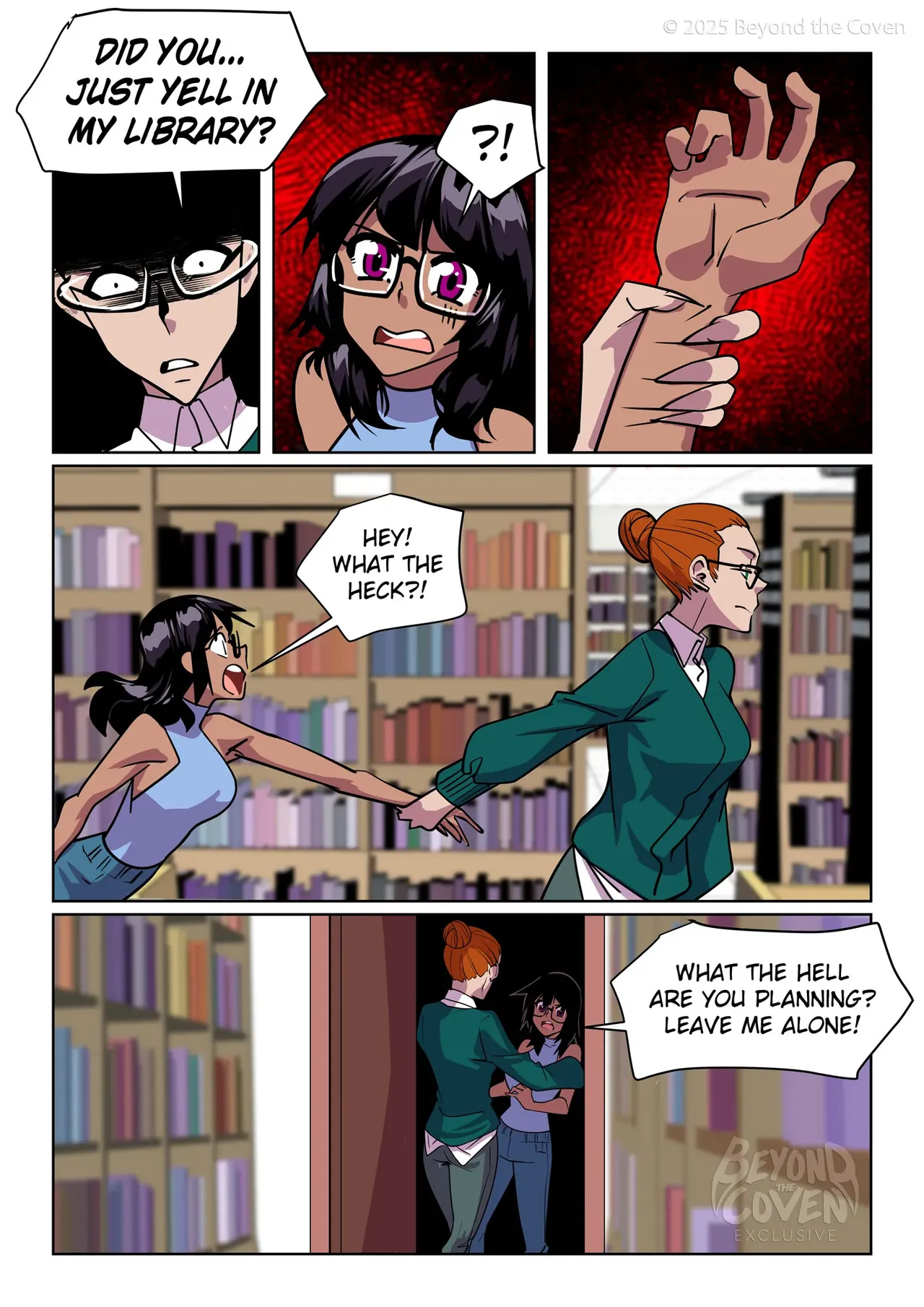 Quiet in the Library page 5 full