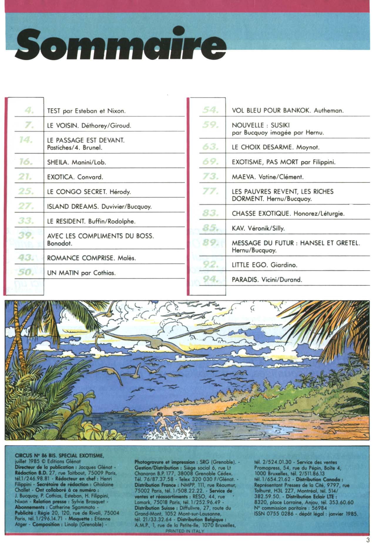 Circus HS 86 - Spécial Exotisme page 3 full