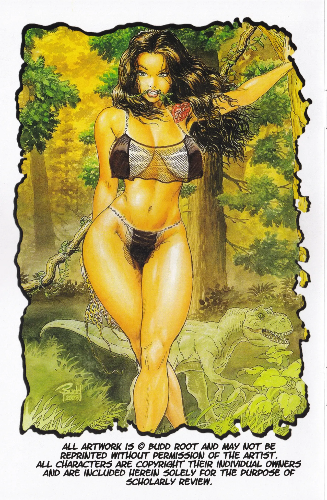 Cavewoman &amp; Fiends - A Sketchbook By Budd Root page 2 full