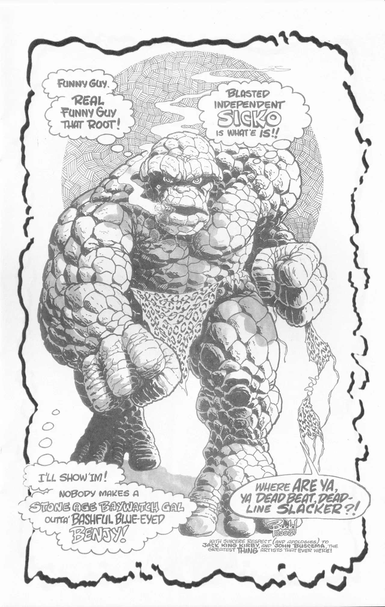 Cavewoman &amp; Fiends - A Sketchbook By Budd Root page 5 full