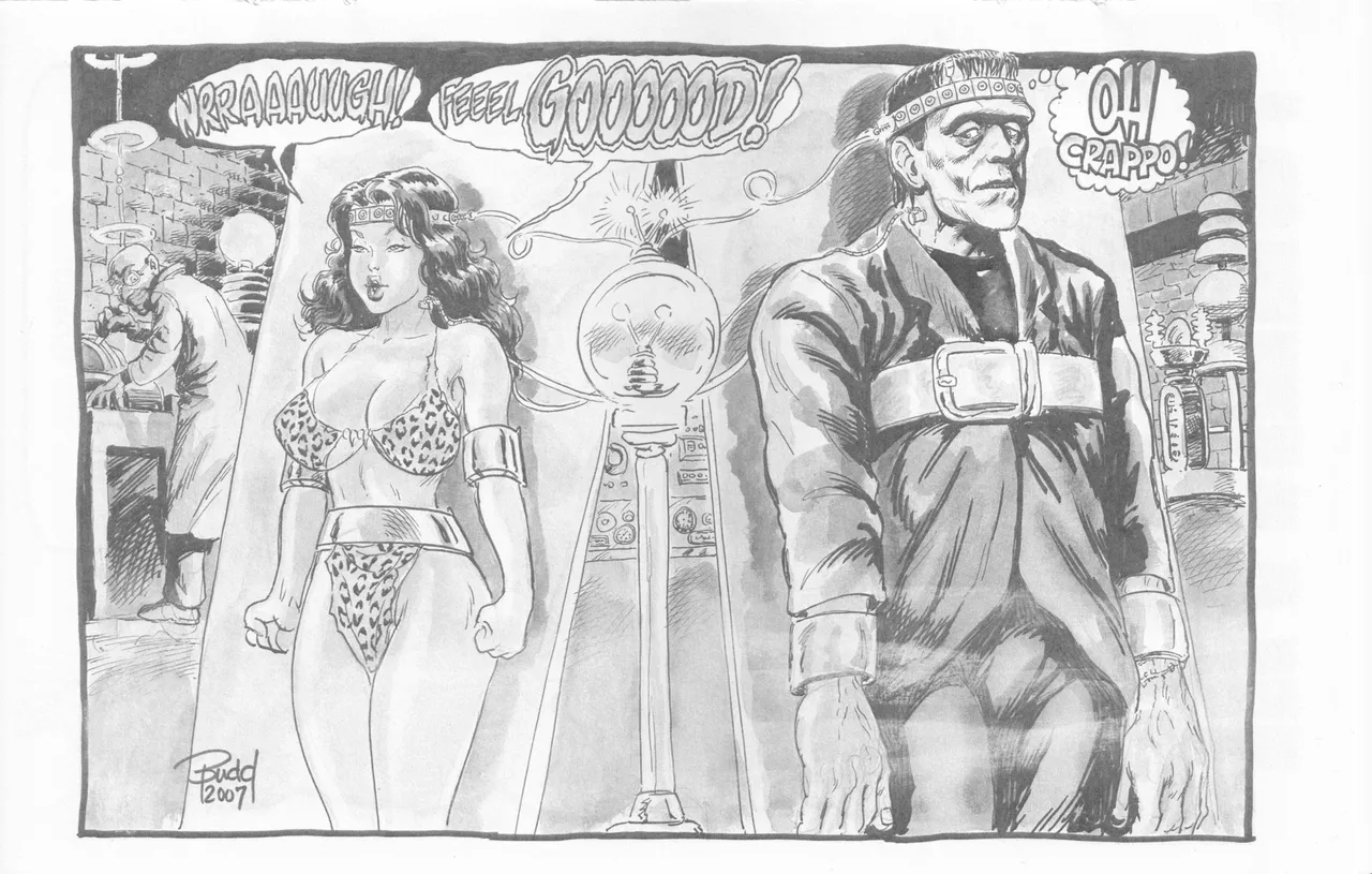 Cavewoman &amp; Fiends - A Sketchbook By Budd Root page 9 full