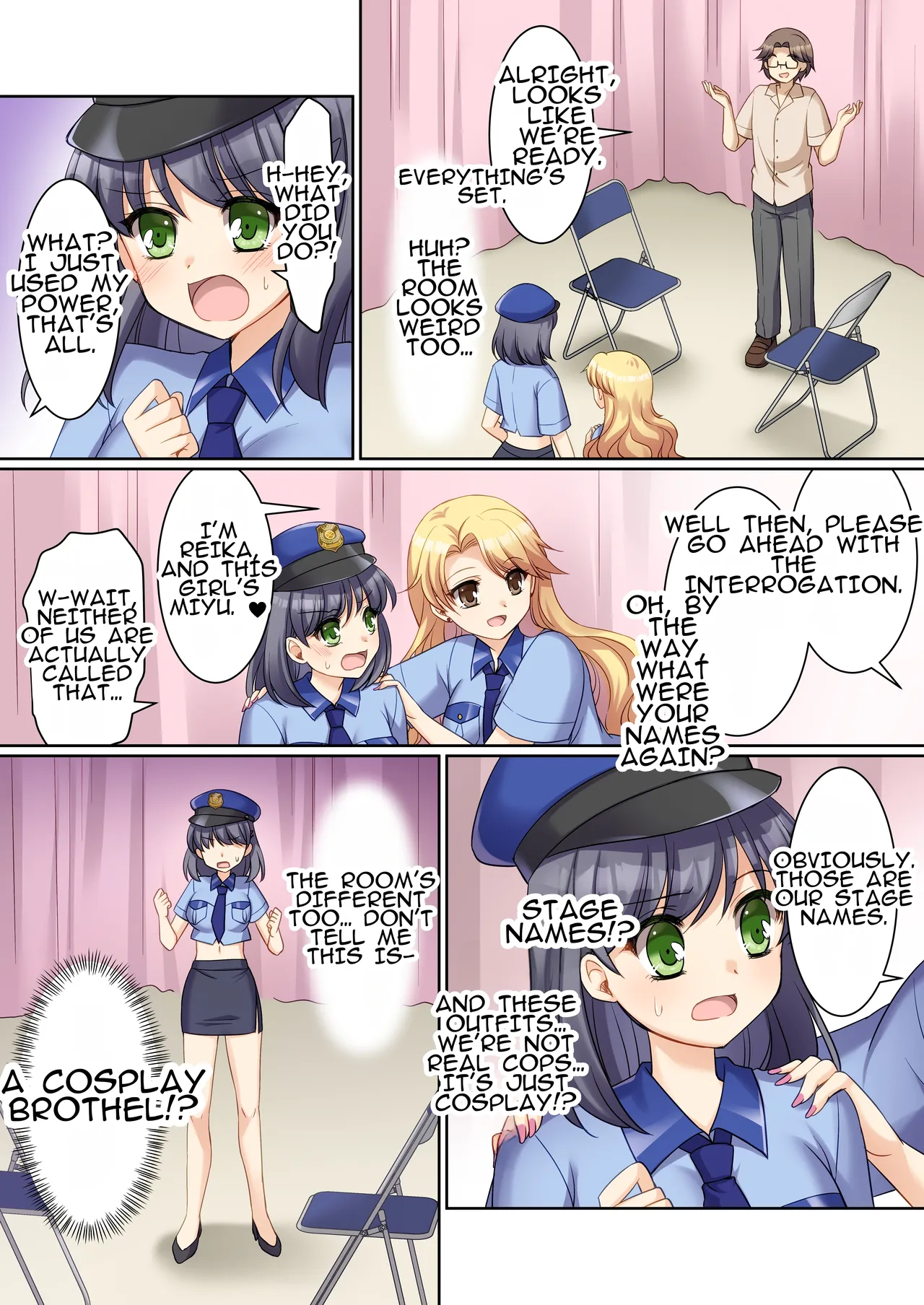 TS Genzitsu Kaihen ~ Shinzin Kosupure Fuuzoku Jou ♀ ni Ochiru Keisatsukan ♂ ~ | TS Reality Alteration ~Police Officer ♂ Becomes New Cosplayer Prostitute ♀~ page 5 full