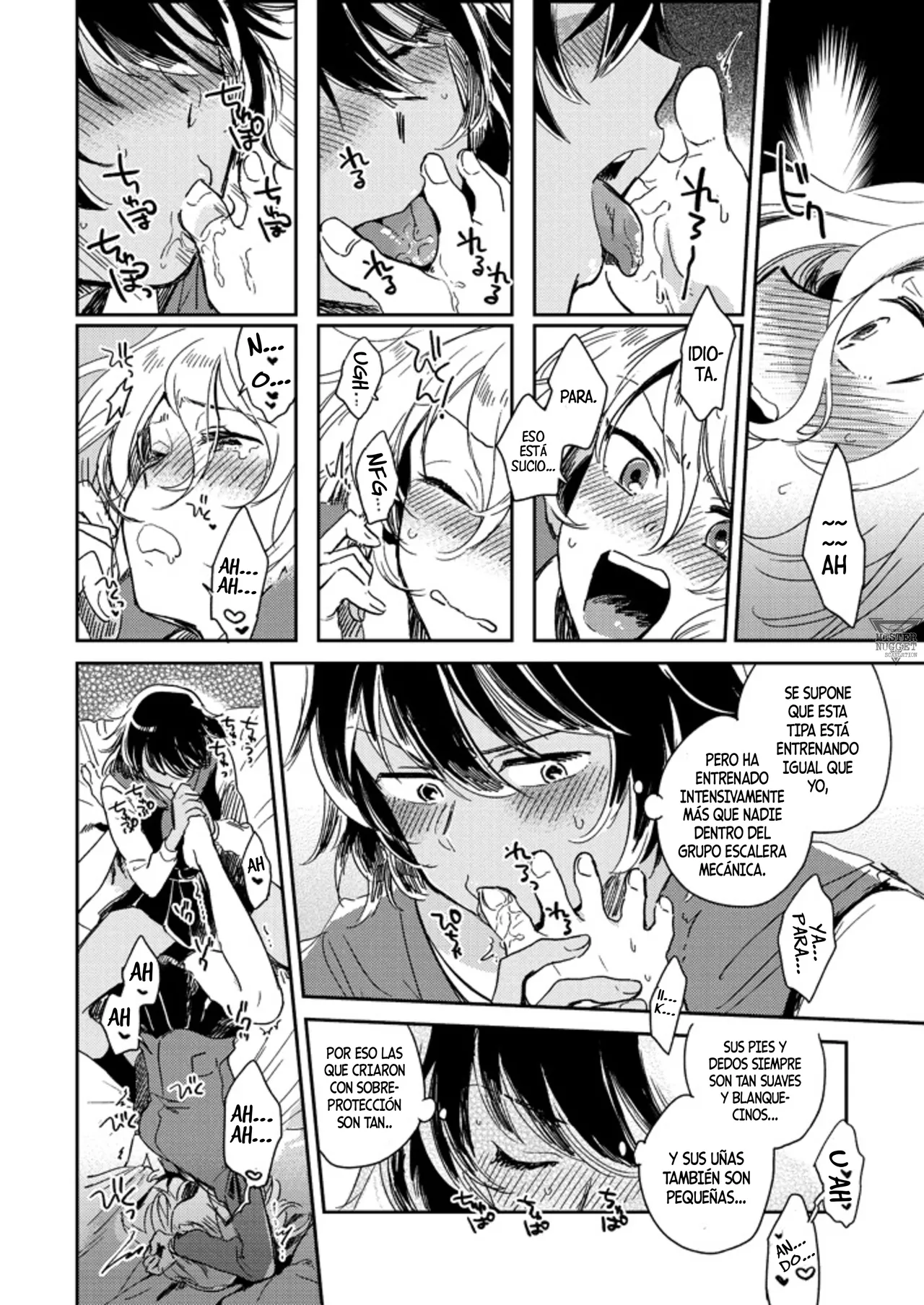 Andou x Oshida Ashi Name Manga | Ando x Oshida - Lamiendo sus pies - Manga page 2 full