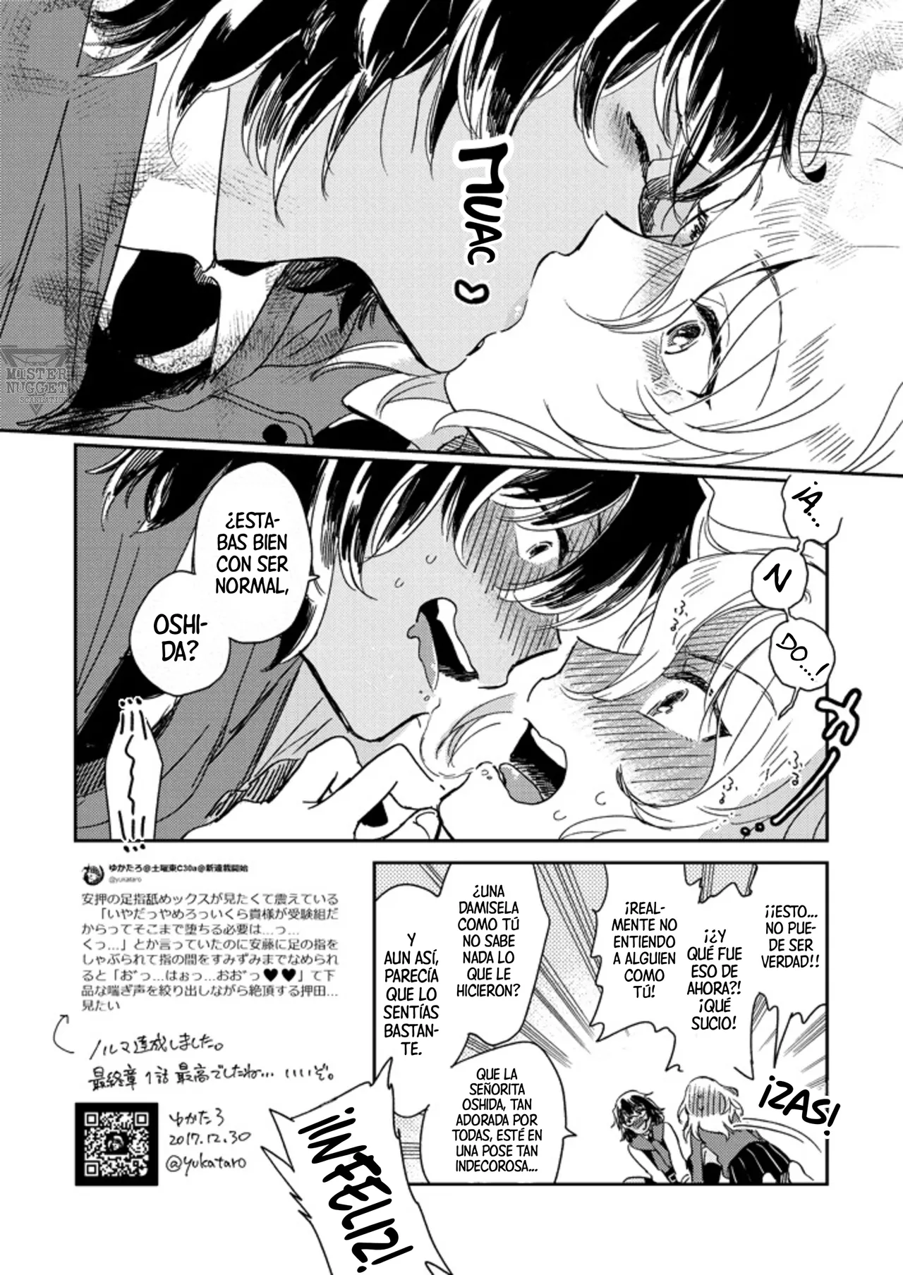 Andou x Oshida Ashi Name Manga | Ando x Oshida - Lamiendo sus pies - Manga page 4 full