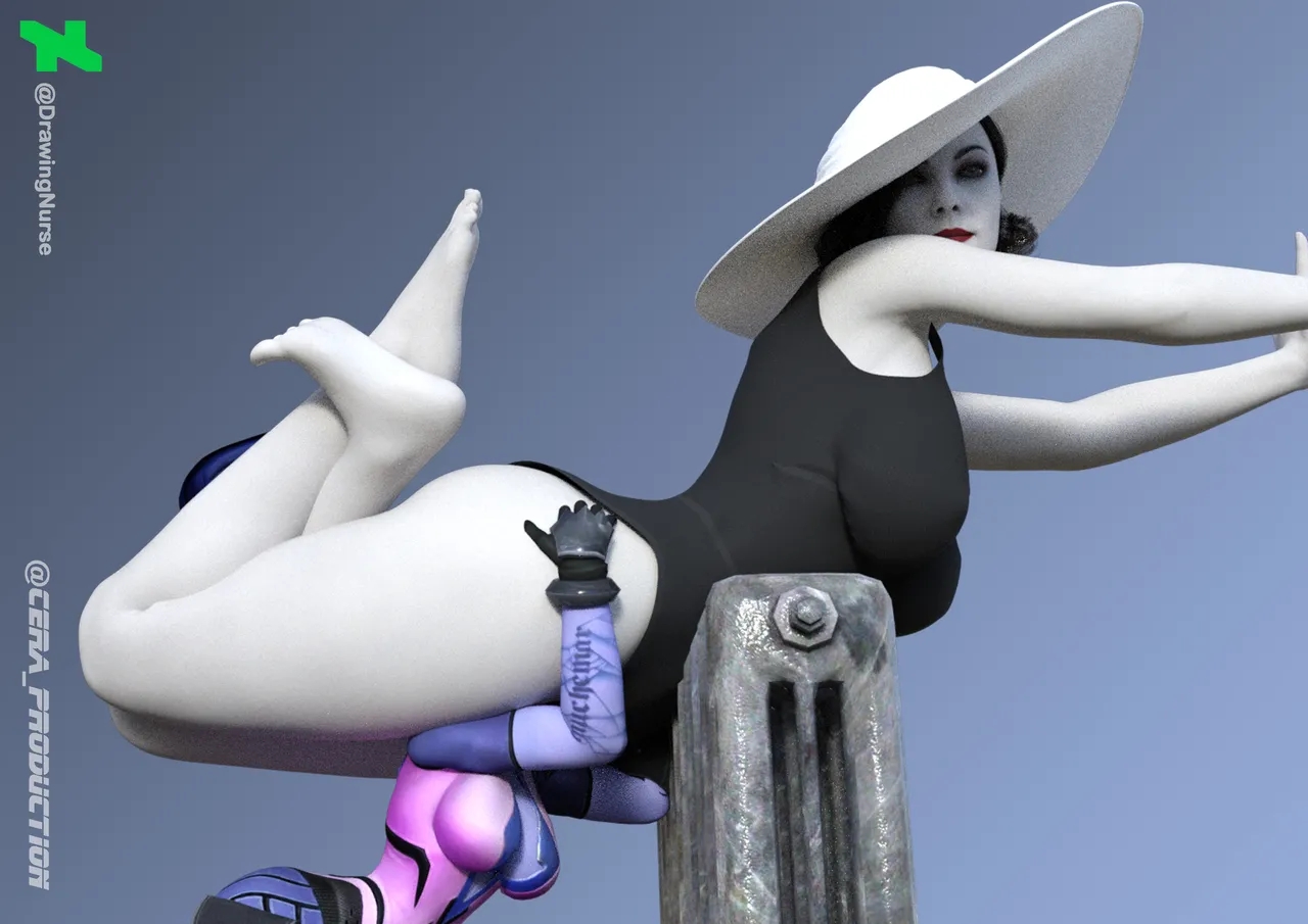 Lady Dimitrescu Is Dominating Widowmaker page 3 full