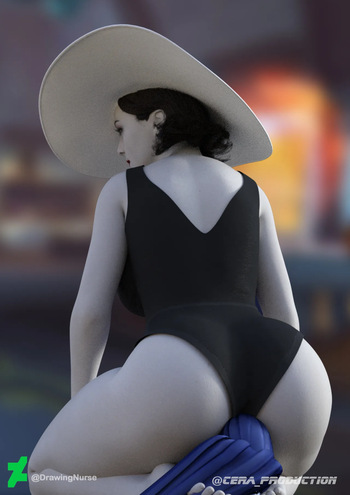 Lady Dimitrescu Is Dominating Widowmaker cover