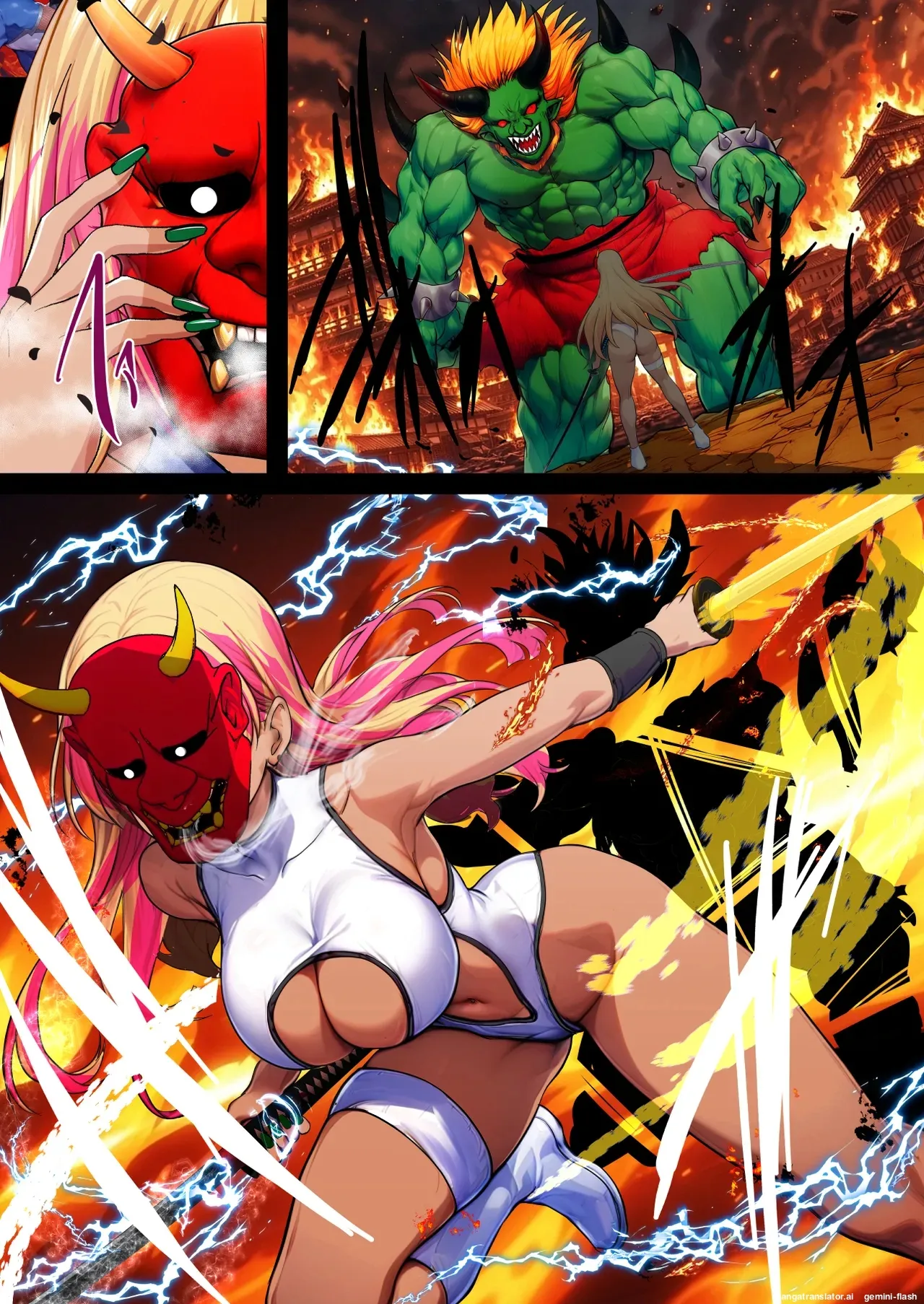 InCha Otouto ga Otaryman Seikatsu Shinagara Bonyuu Tappuri Kinpatsu Bakunyuu Oyako o Harem H &amp; Kobetsu Date de Harama seru Hanashi  MTL page 5 full