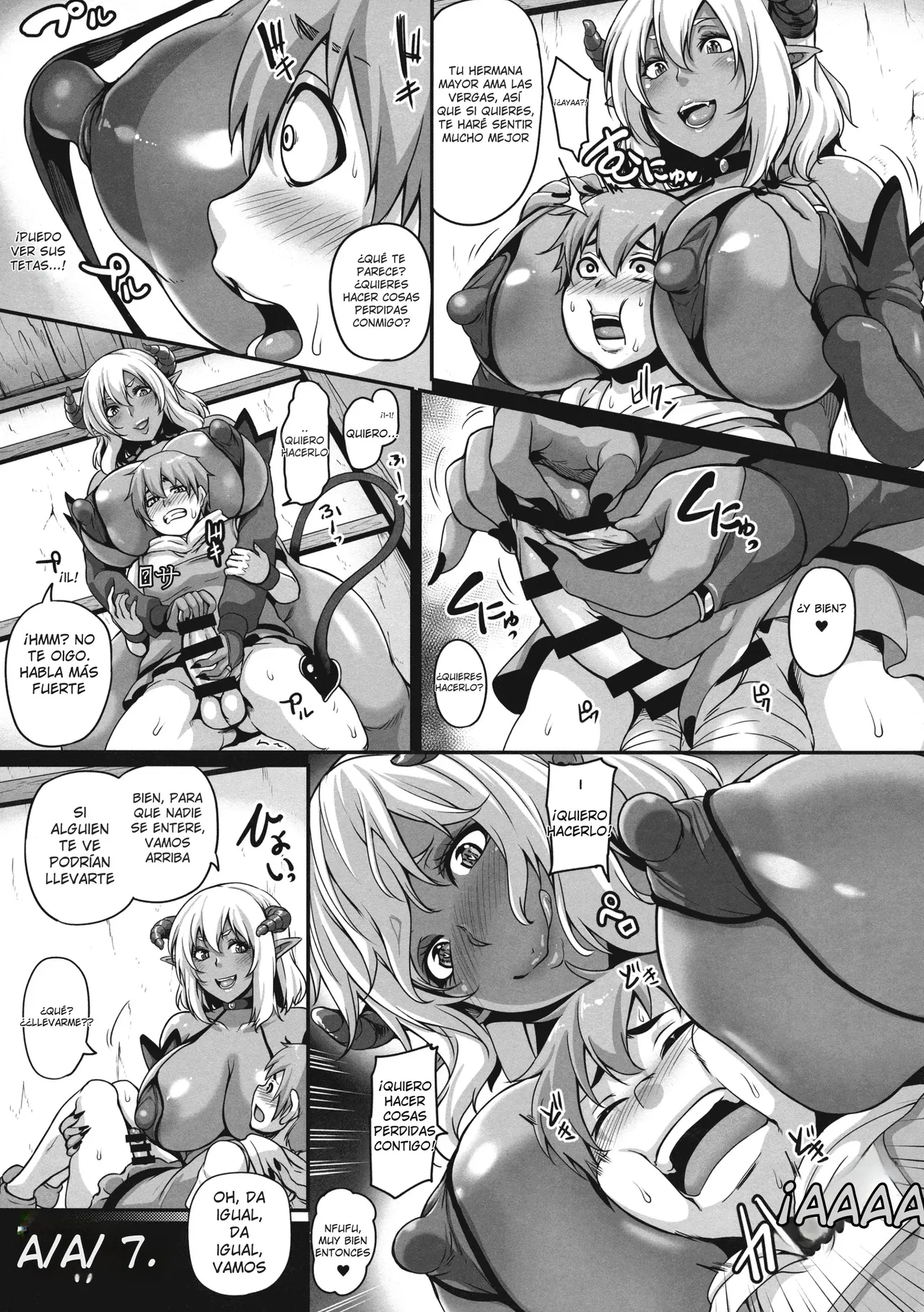 Inma Kyuusei 2 ~Shotagui Succubus Onee-san~｜Demonesa Chupasemen 2 ~La Onee-san Súcubo Devoradorashotas~ page 8 full