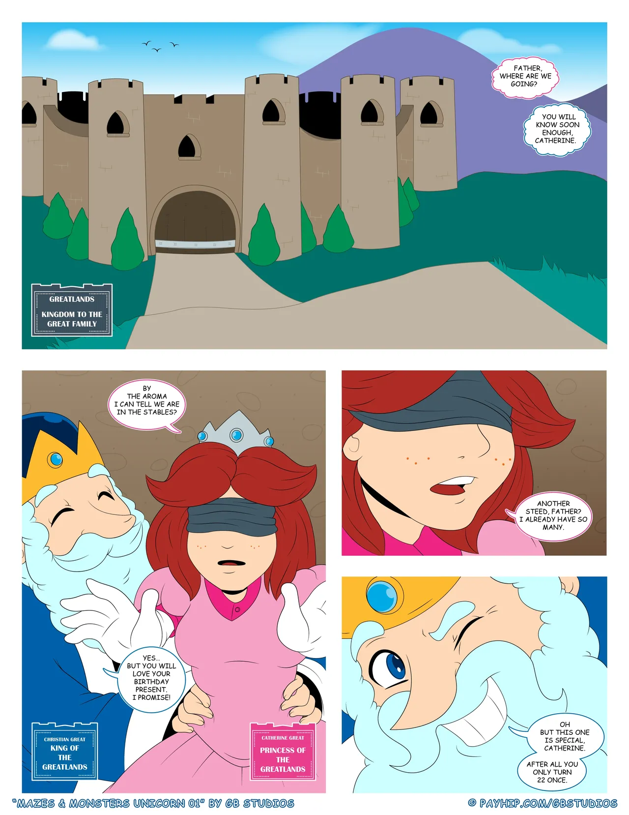 Mazes &amp; Monsters Unicorn #1 page 3 full