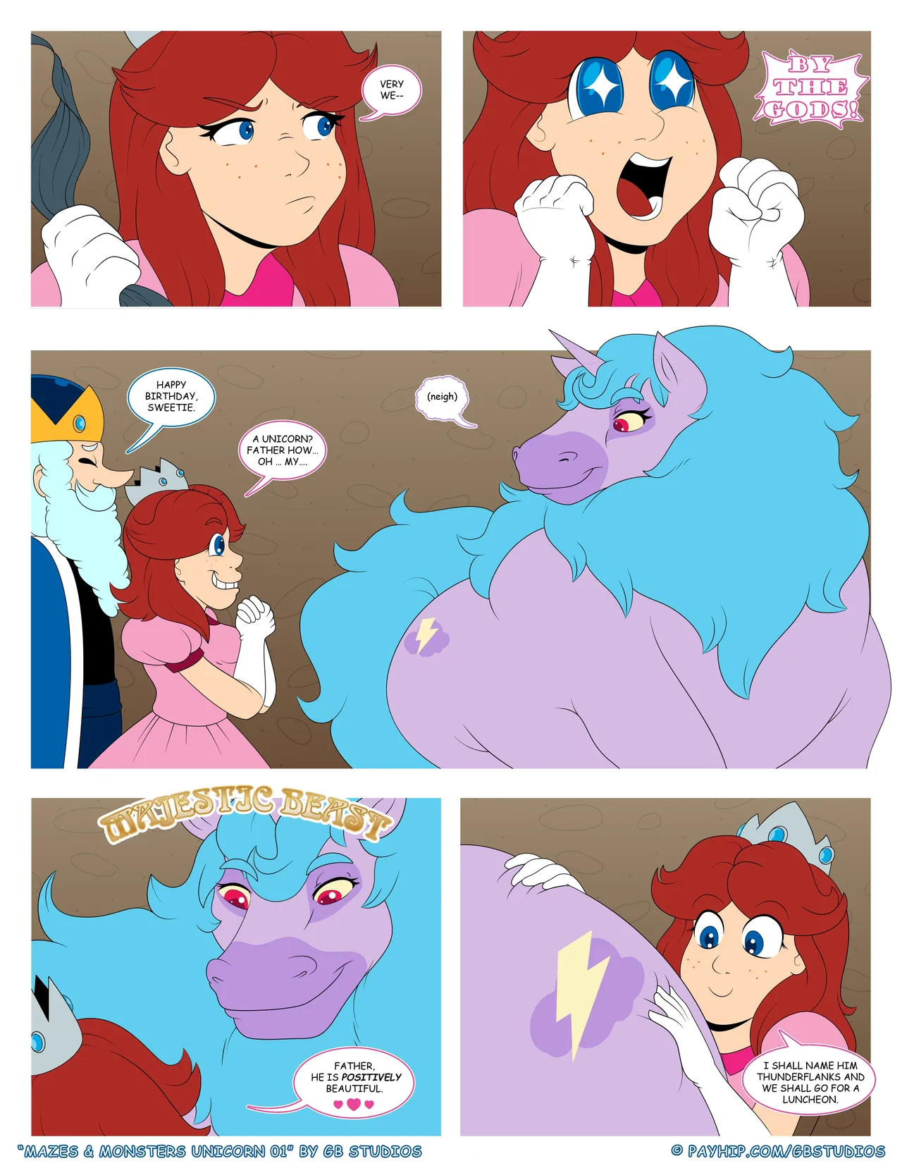 Mazes &amp; Monsters Unicorn #1 page 4 full