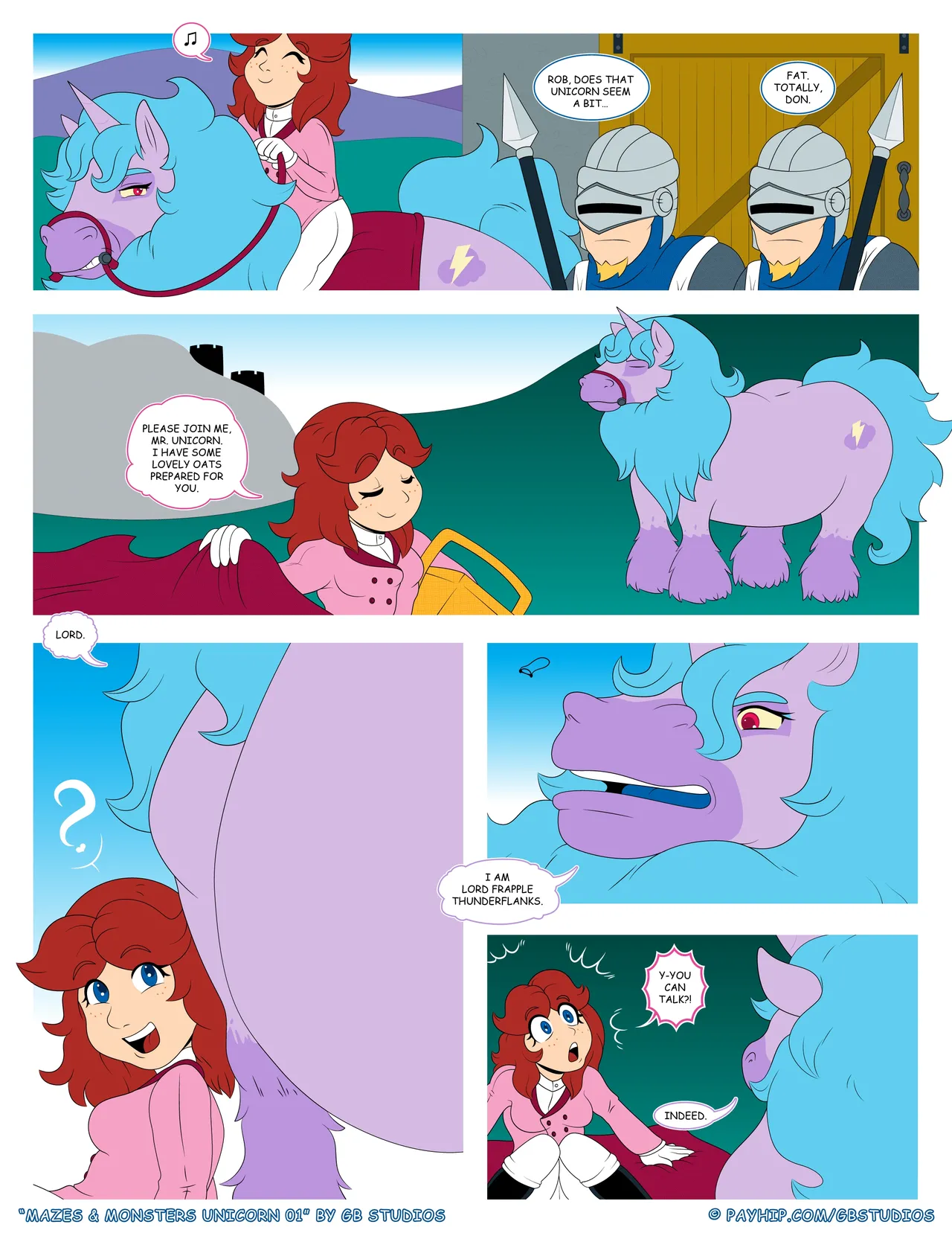 Mazes &amp; Monsters Unicorn #1 page 5 full
