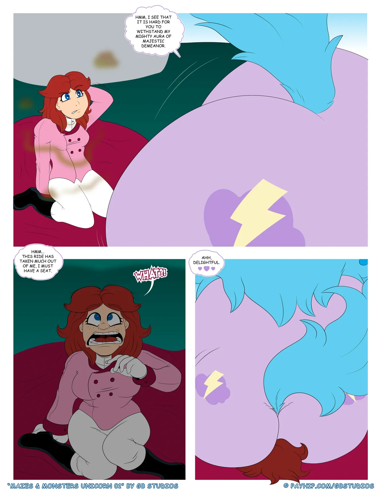 Mazes &amp; Monsters Unicorn #1 page 8 full