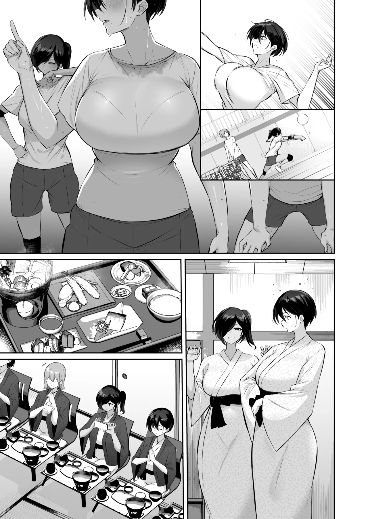 Mitsu Kan Gasshuku ~Danshi Buin no Gohoubi Mesu Onaho~ page 7 full