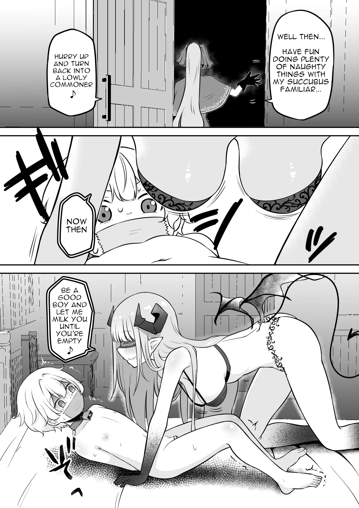 Gakunen Ichii no Boku ga Succubus ni Subete Shiboritorareru Ohanashi page 7 full