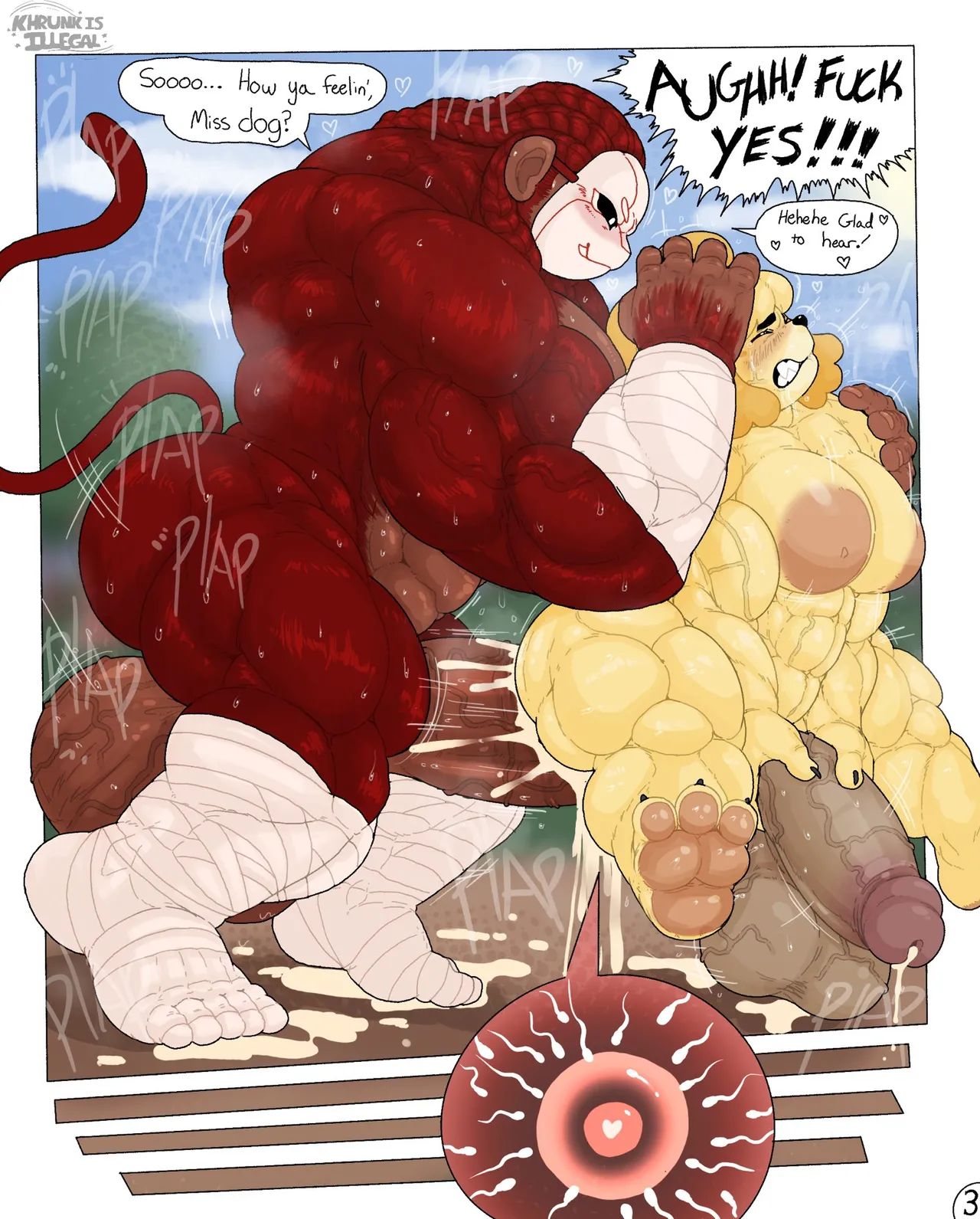 Dog Meets Monke page 3 full