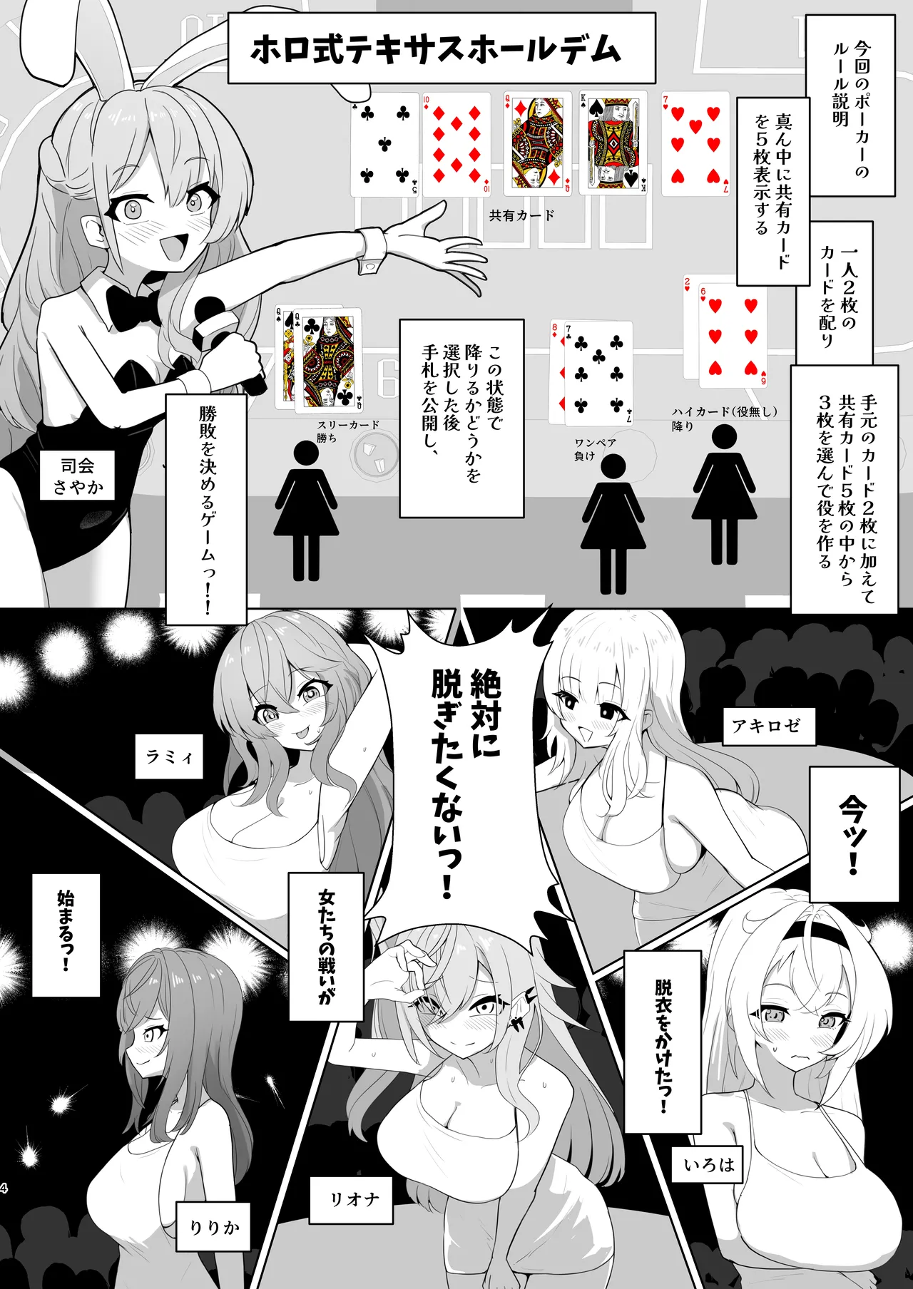 脱衣ポーカー対決 page 2 full