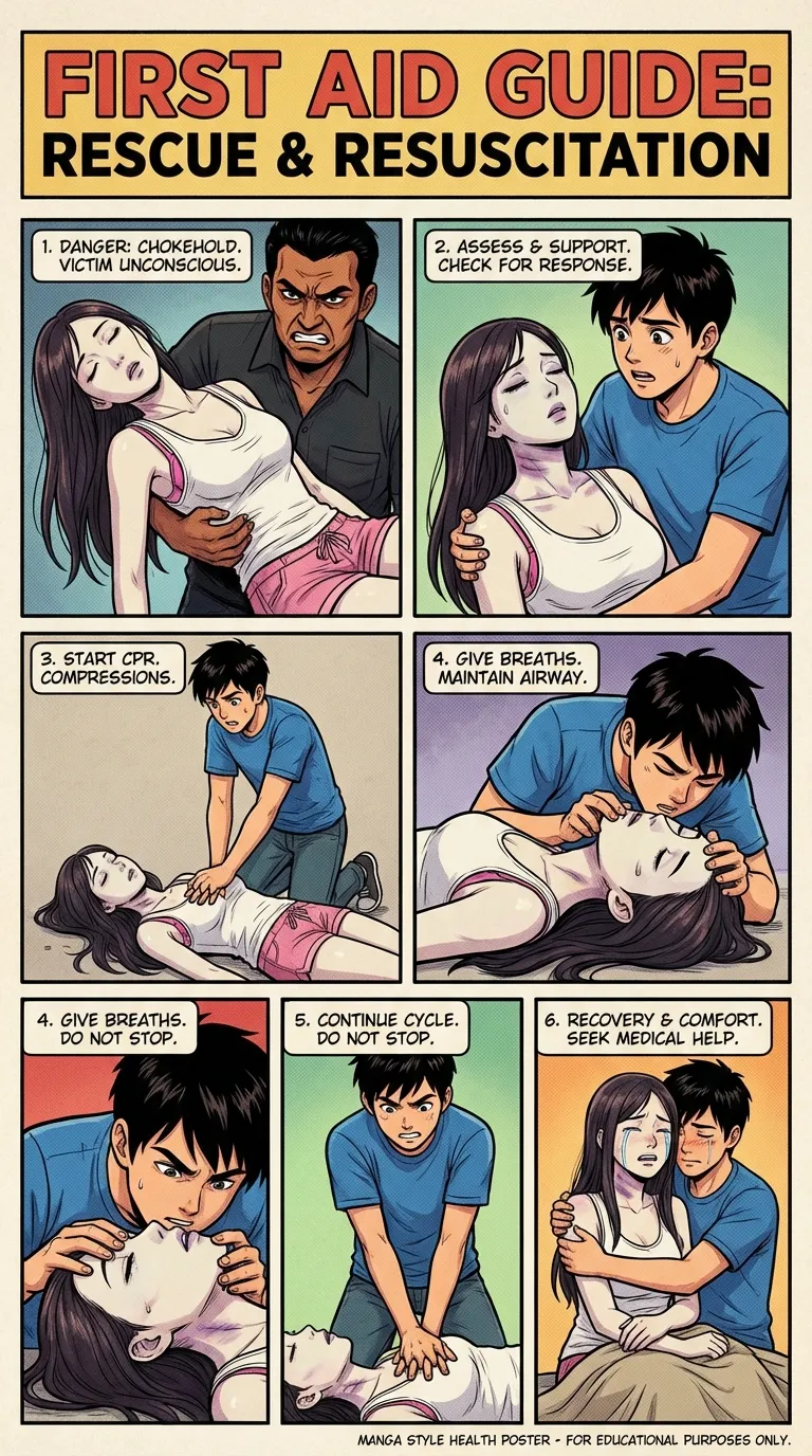 Safety Poster 3: Chokehold Victim page 1 full