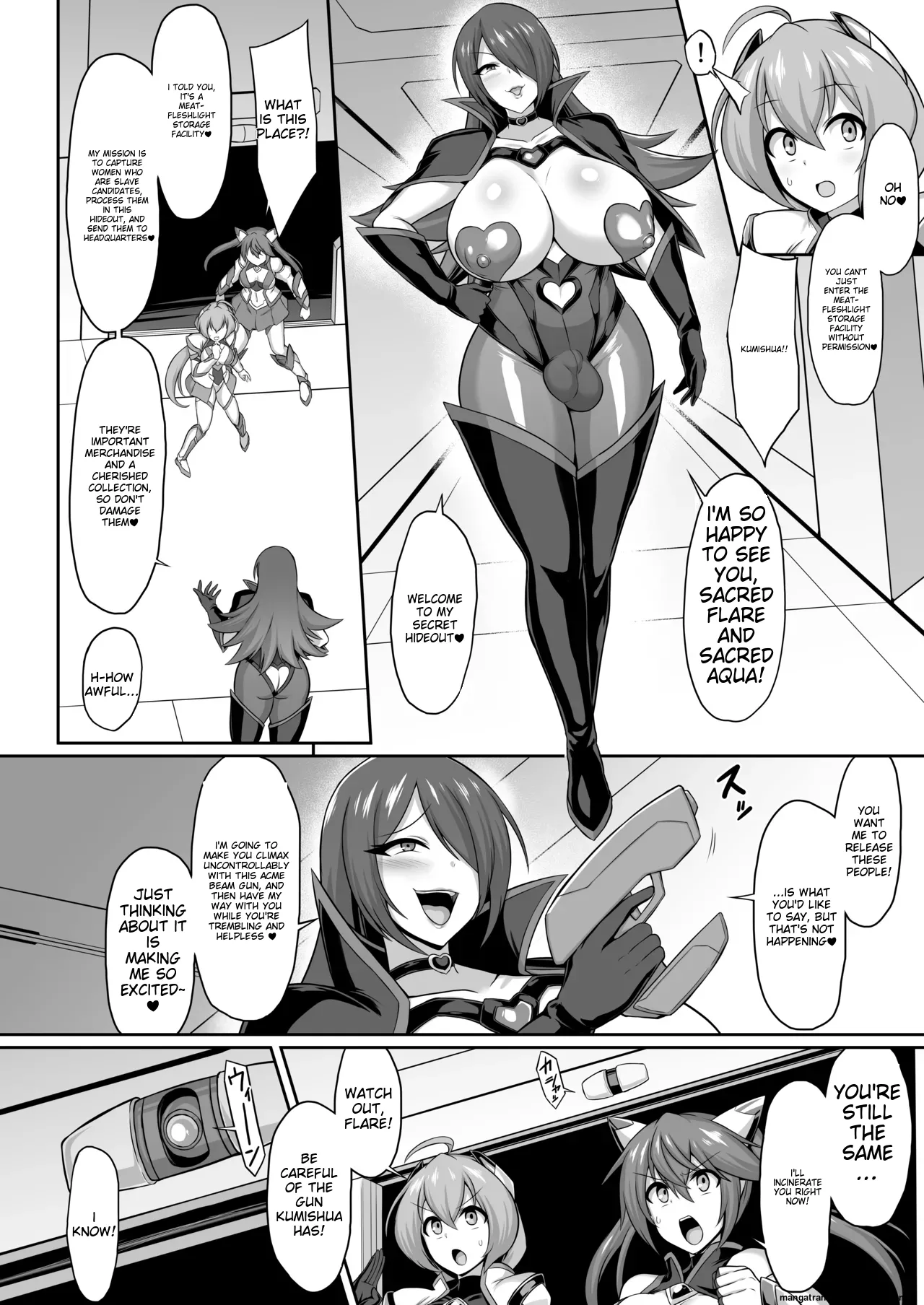 Seisou Kouki Sacred Flare &amp; Aqua -Buzama Sentouin-ka Songen Hakai Keikaku- page 6 full