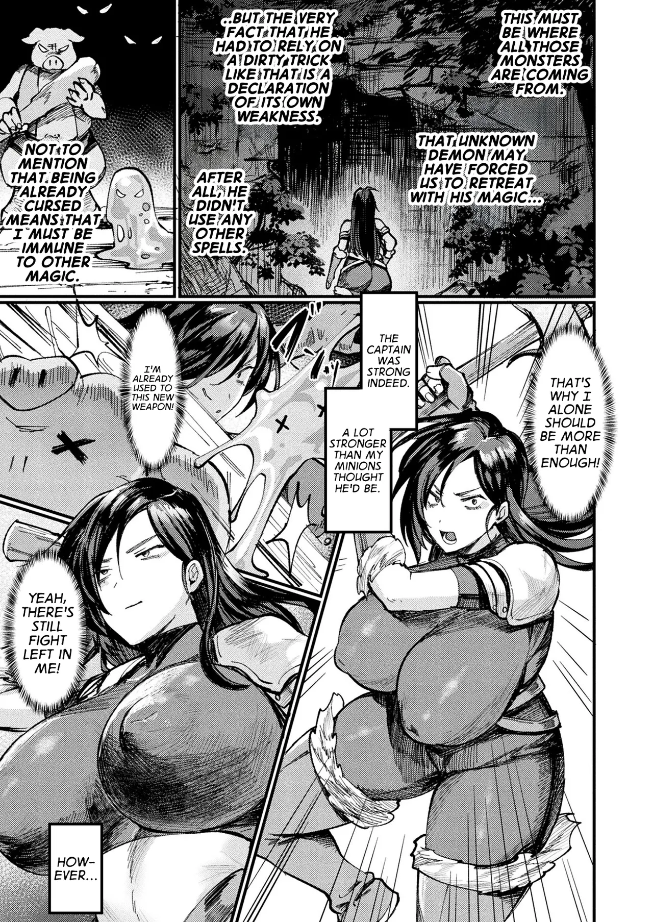 Igyou Jotaika-den -Henkyou no Senshidan- | Tales of Bizarre Feminizations -Borderland Warrior Squad- page 5 full