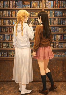 Bella and Emma Board Game Cafe Date