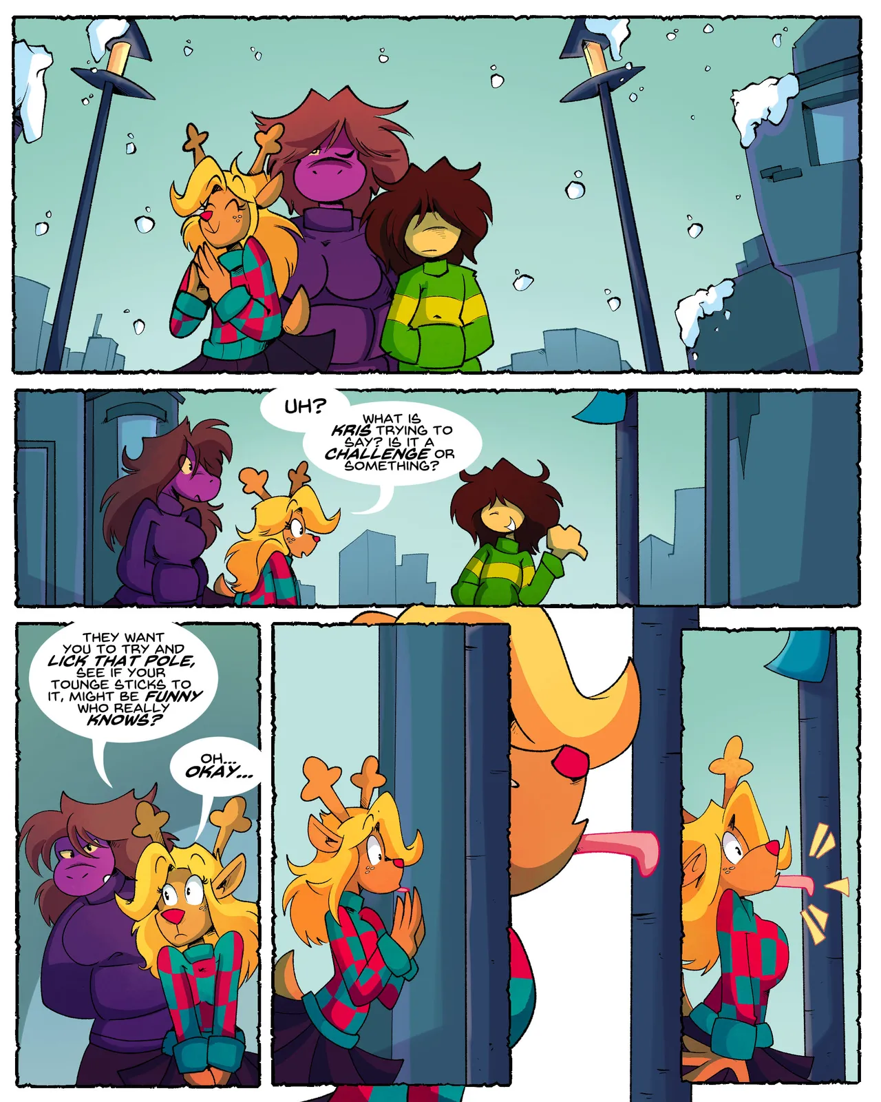 Happy Nude Deer page 1 full