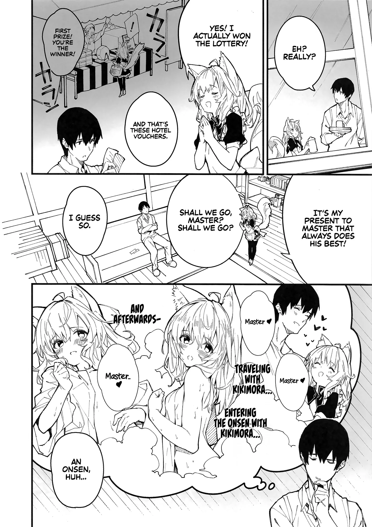 Kemomimi Maid to Ichaicha Suru Hon 4 Satsume | A Book About Making Out With a Kemomimi Maid 4 page 4 full