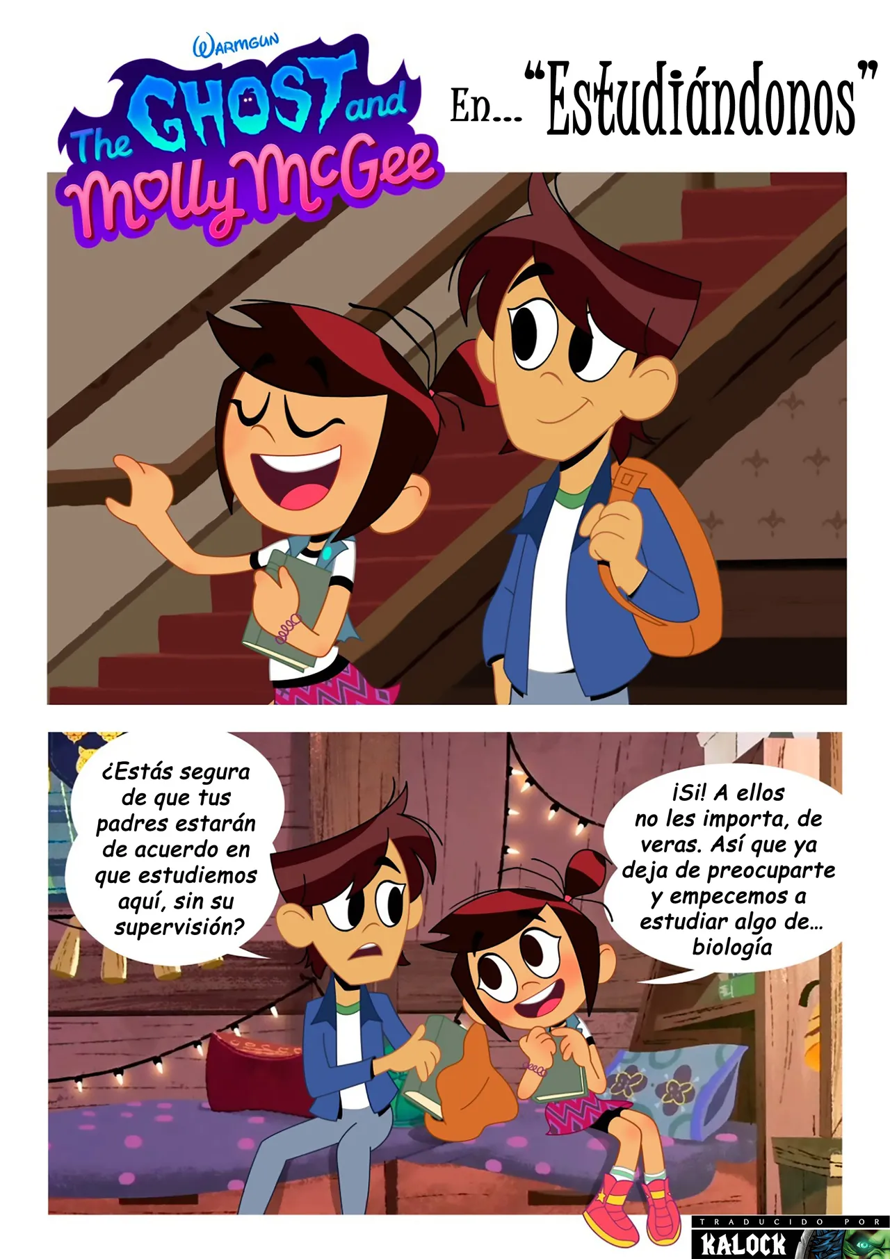 Molly &amp; Ollie en "Estudiándonos" page 1 full