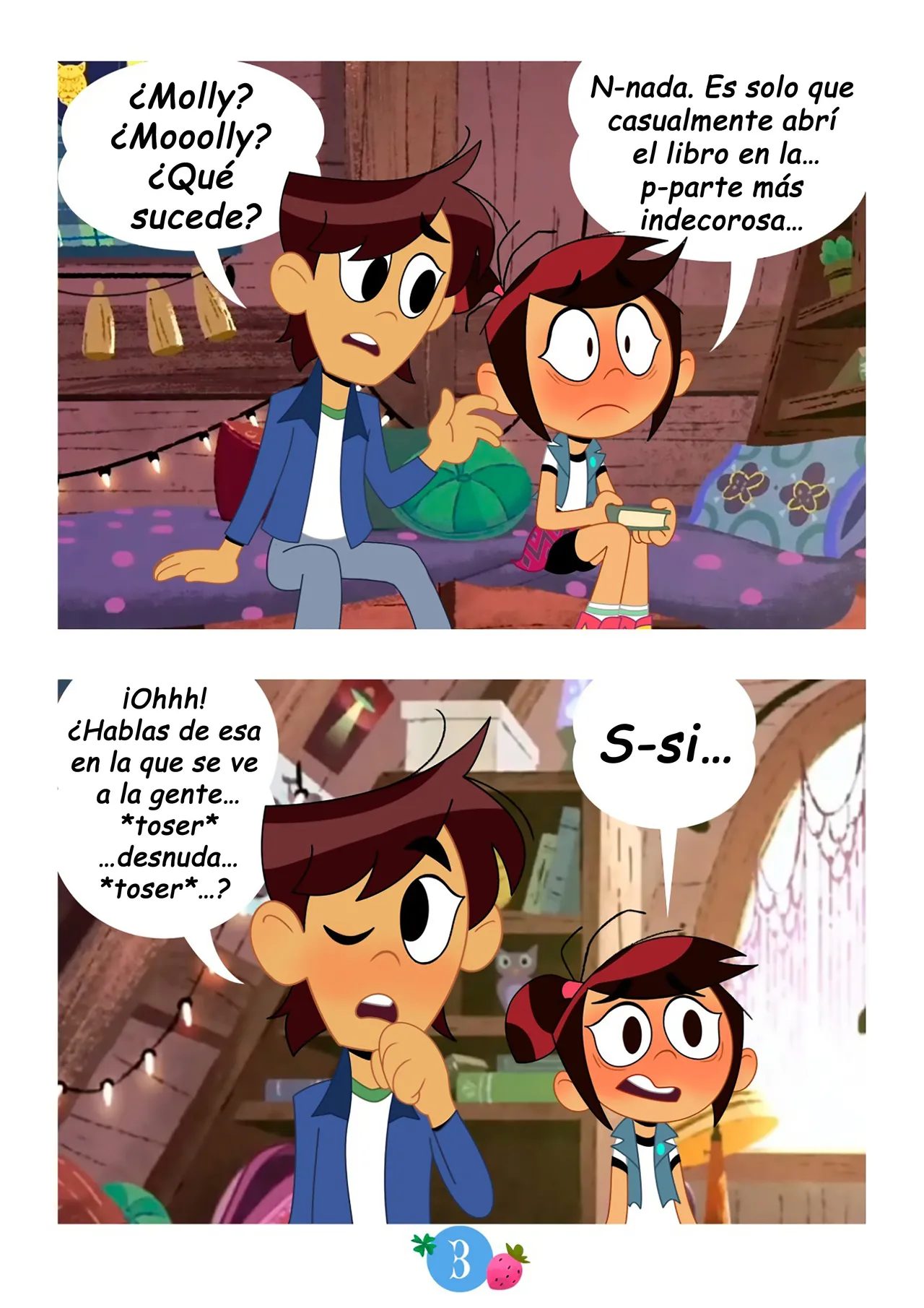 Molly &amp; Ollie en "Estudiándonos" page 3 full