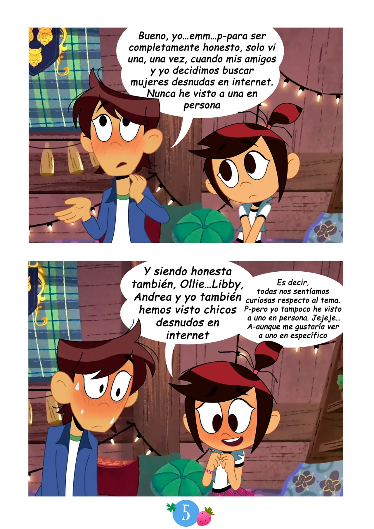 Molly &amp; Ollie en "Estudiándonos" page 5 full