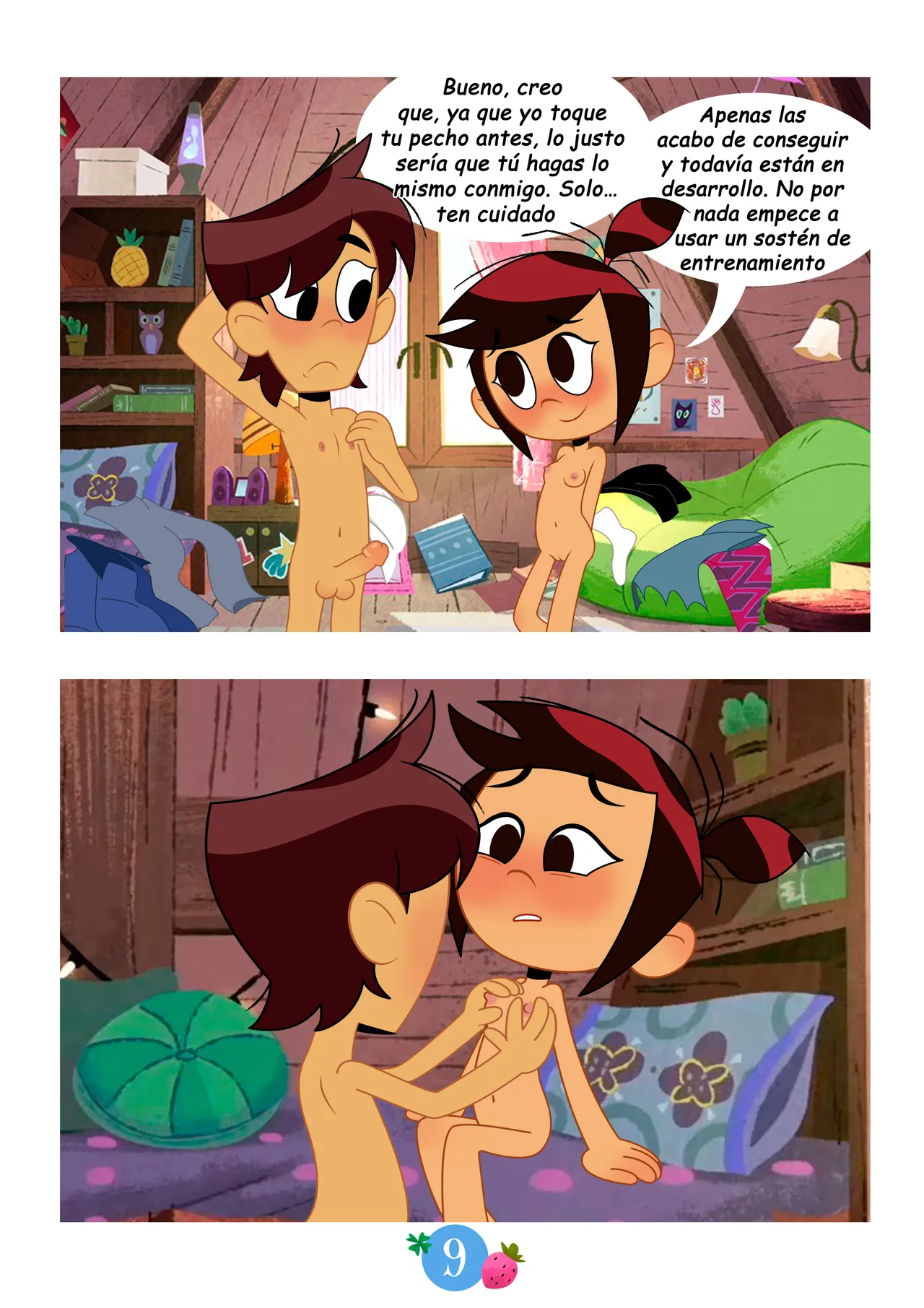 Molly &amp; Ollie en "Estudiándonos" page 9 full