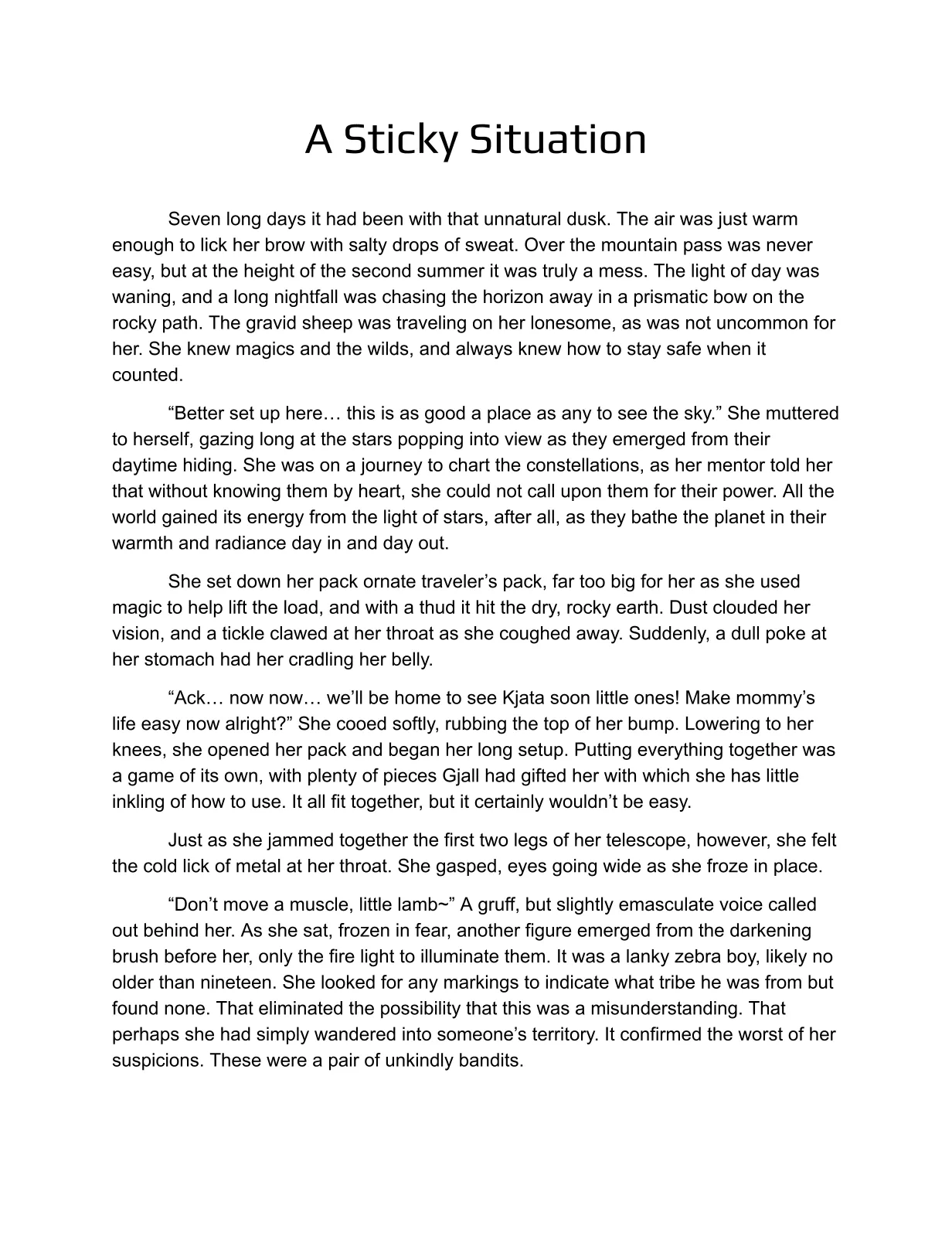 A Sticky Situation page 5 full