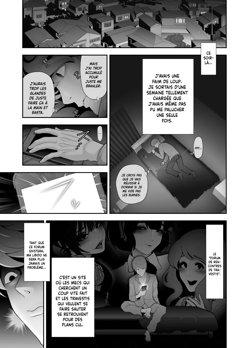 Josouko Hatten-kei <<Donki Okujou Hen>> | Rencontre avec un travesti ≪Sur le toit du Don Quijote≫ page 3 full