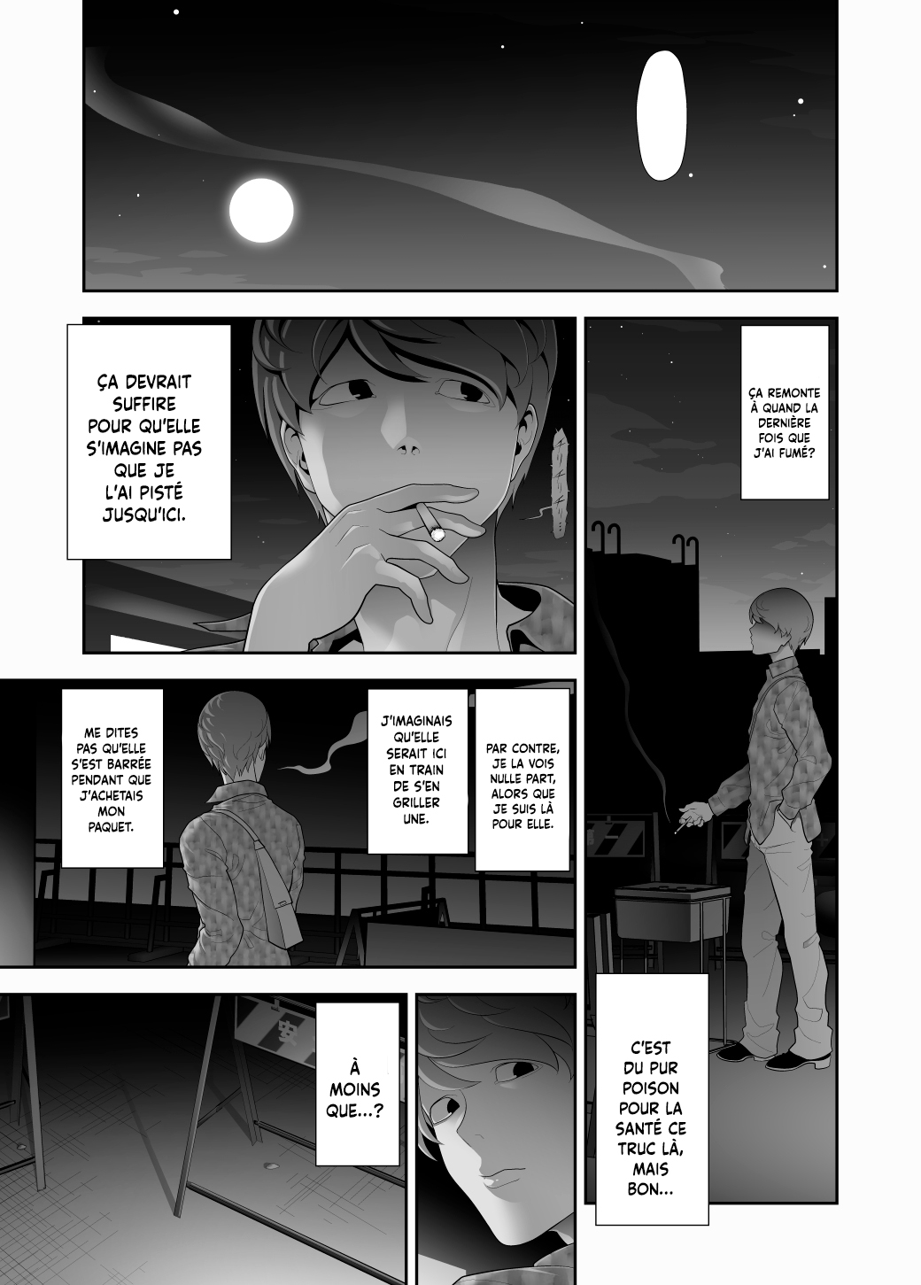 Josouko Hatten-kei <<Donki Okujou Hen>> | Rencontre avec un travesti ≪Sur le toit du Don Quijote≫ page 9 full