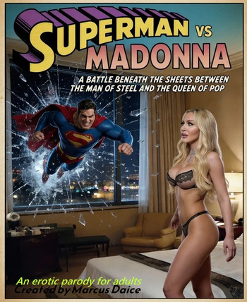 SUPERMAN vs MADONNA - A Battle Beneath the Sheets Between the Man of Steel and the Queen of Pop cover