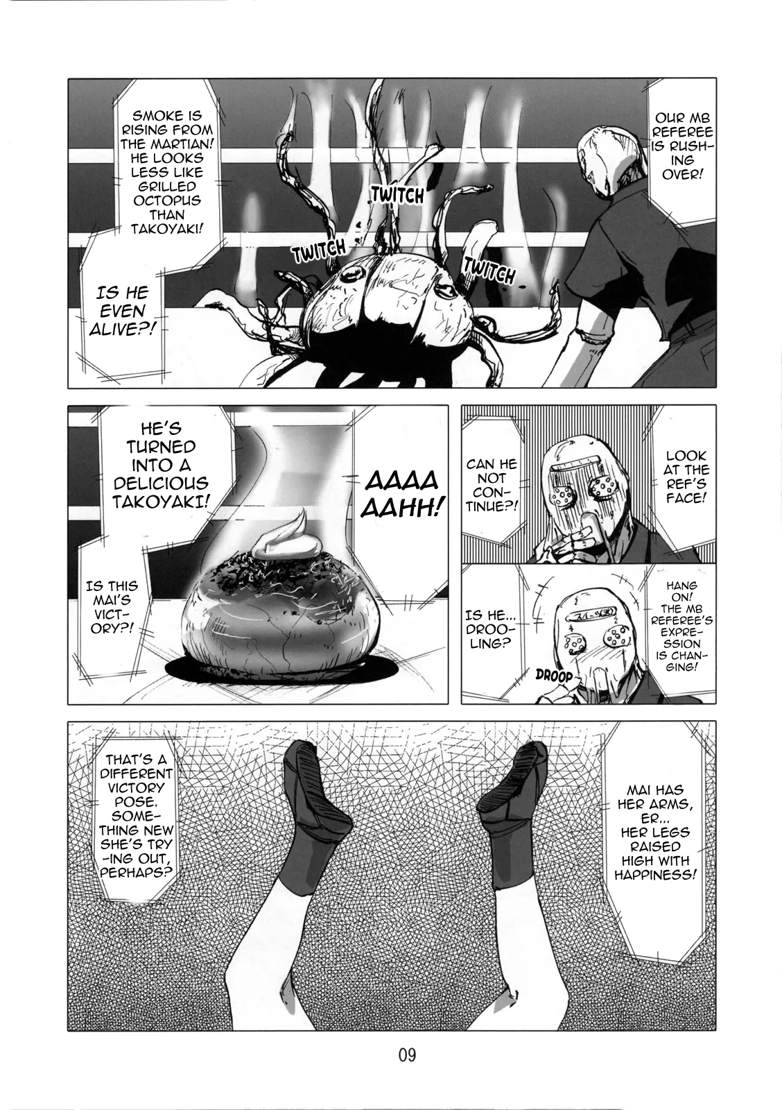 Kaseijin Tai Onna Ninja - Mars People vs Mai Shiranui page 9 full