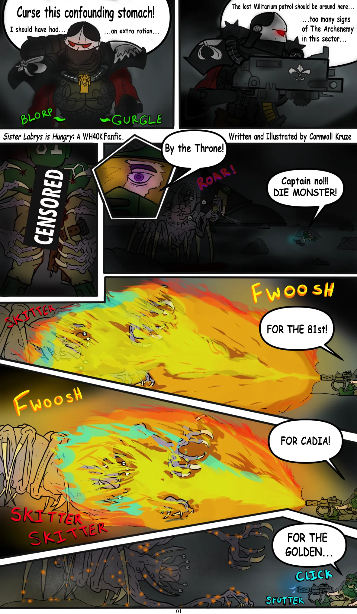 Sister Labrys Hungers: A WH40K Fanfic page 1 full