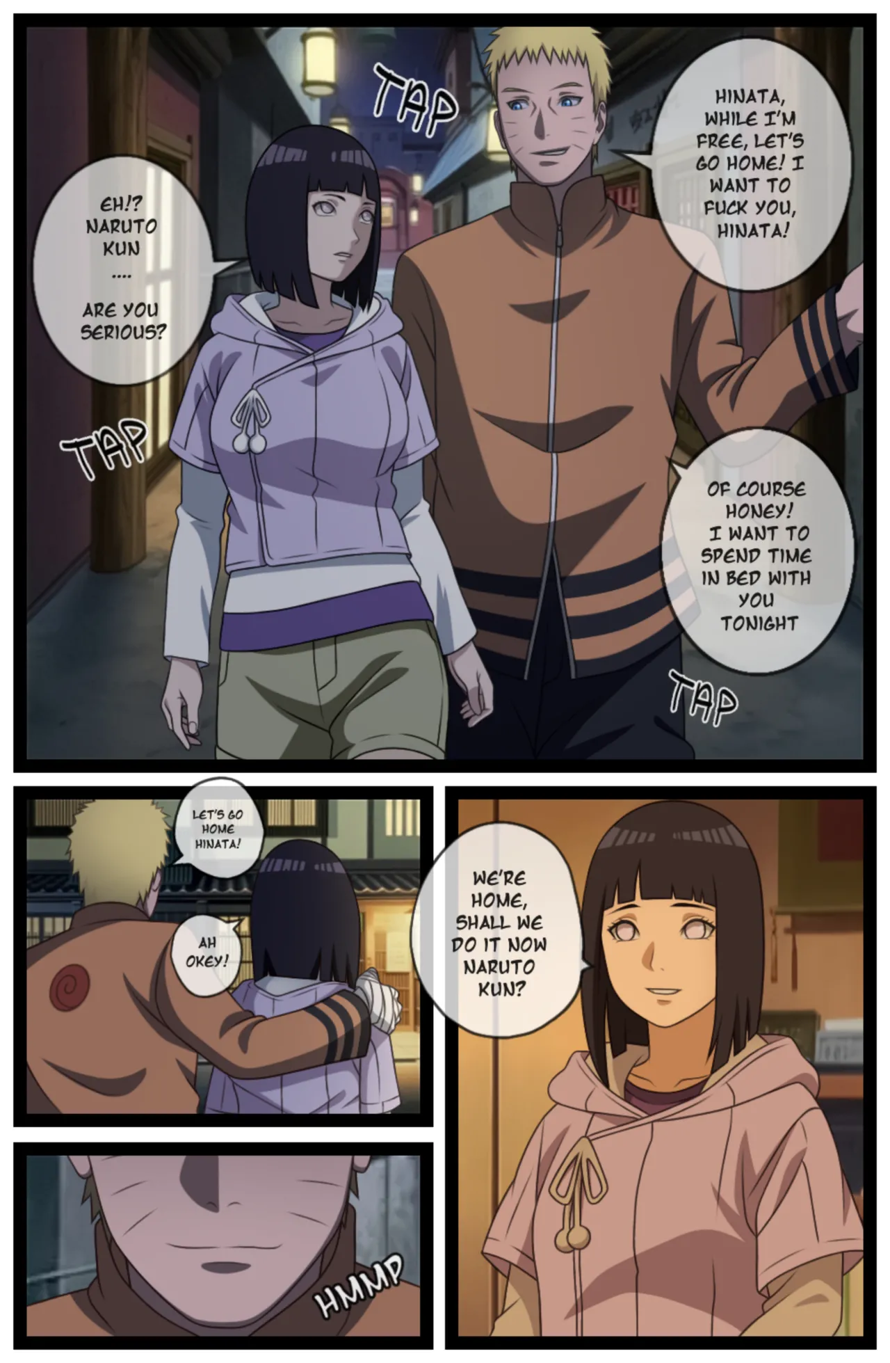 Hinata Hyuga KUNOICHI HUNTER COMICS REMAKE PART 1 page 1 full