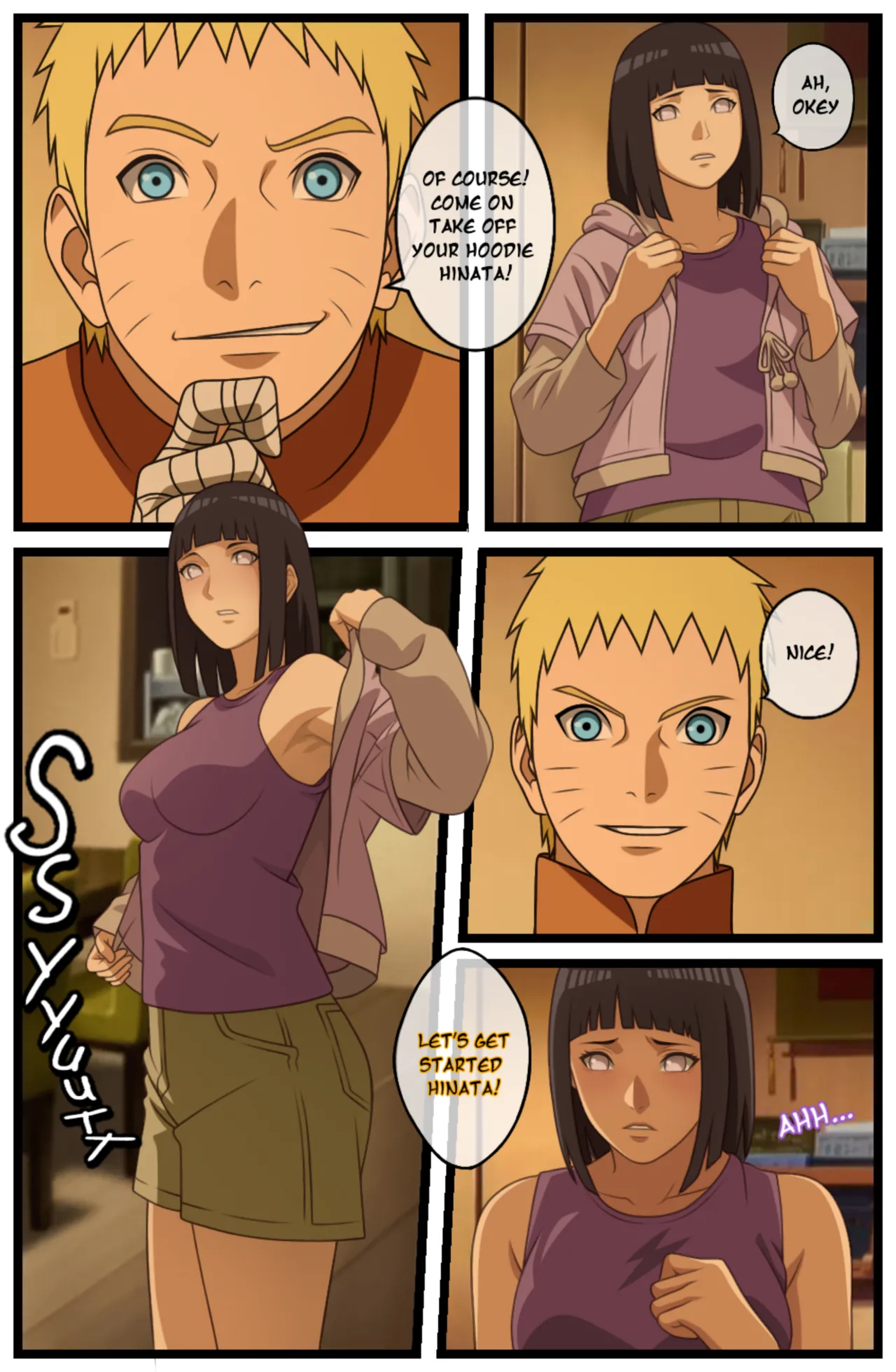 Hinata Hyuga KUNOICHI HUNTER COMICS REMAKE PART 1 page 2 full
